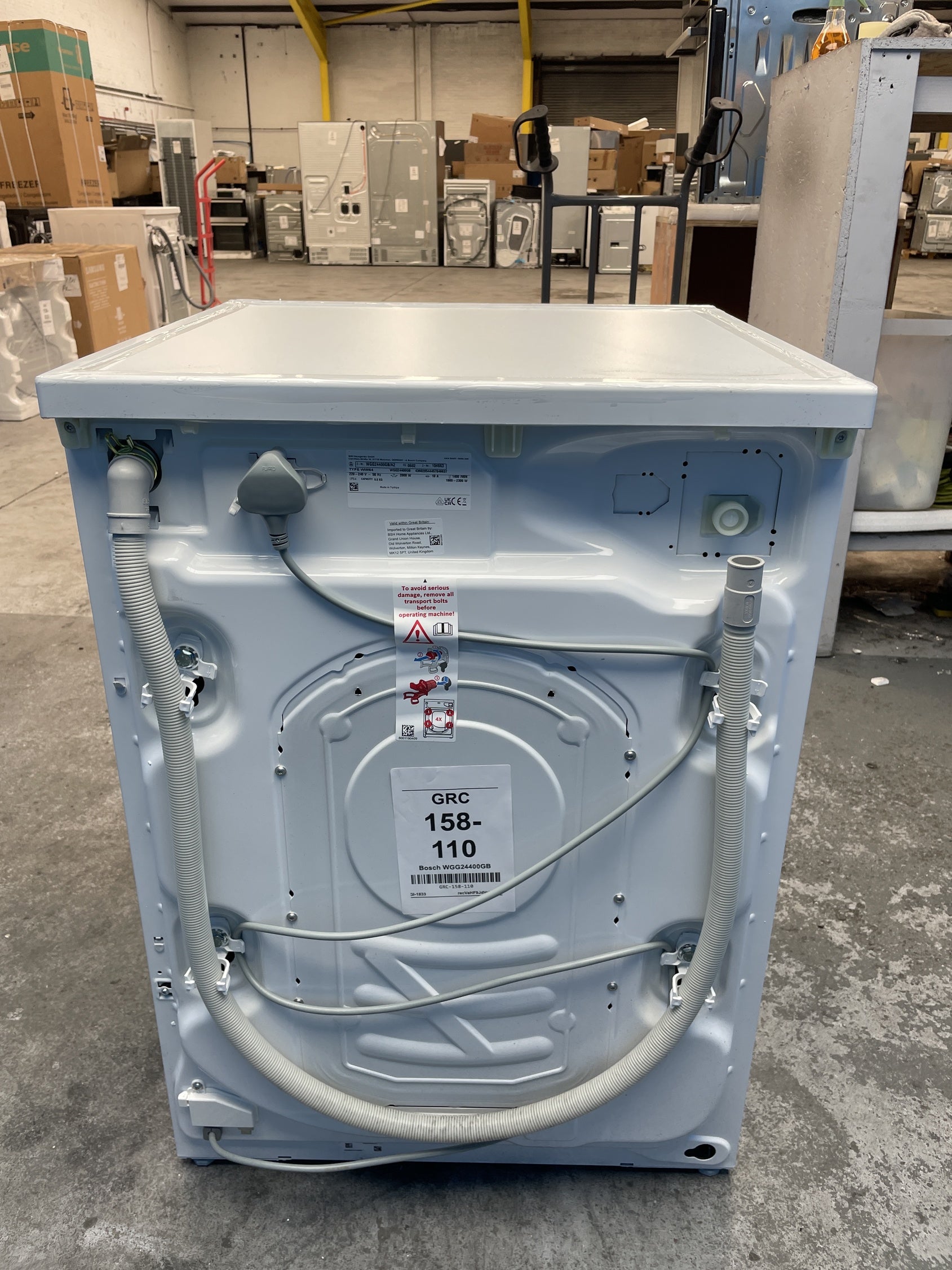 #GRC-158-110 - Bosch WGG24400GB Series 6 9kg 1400 Spin Washing Machine