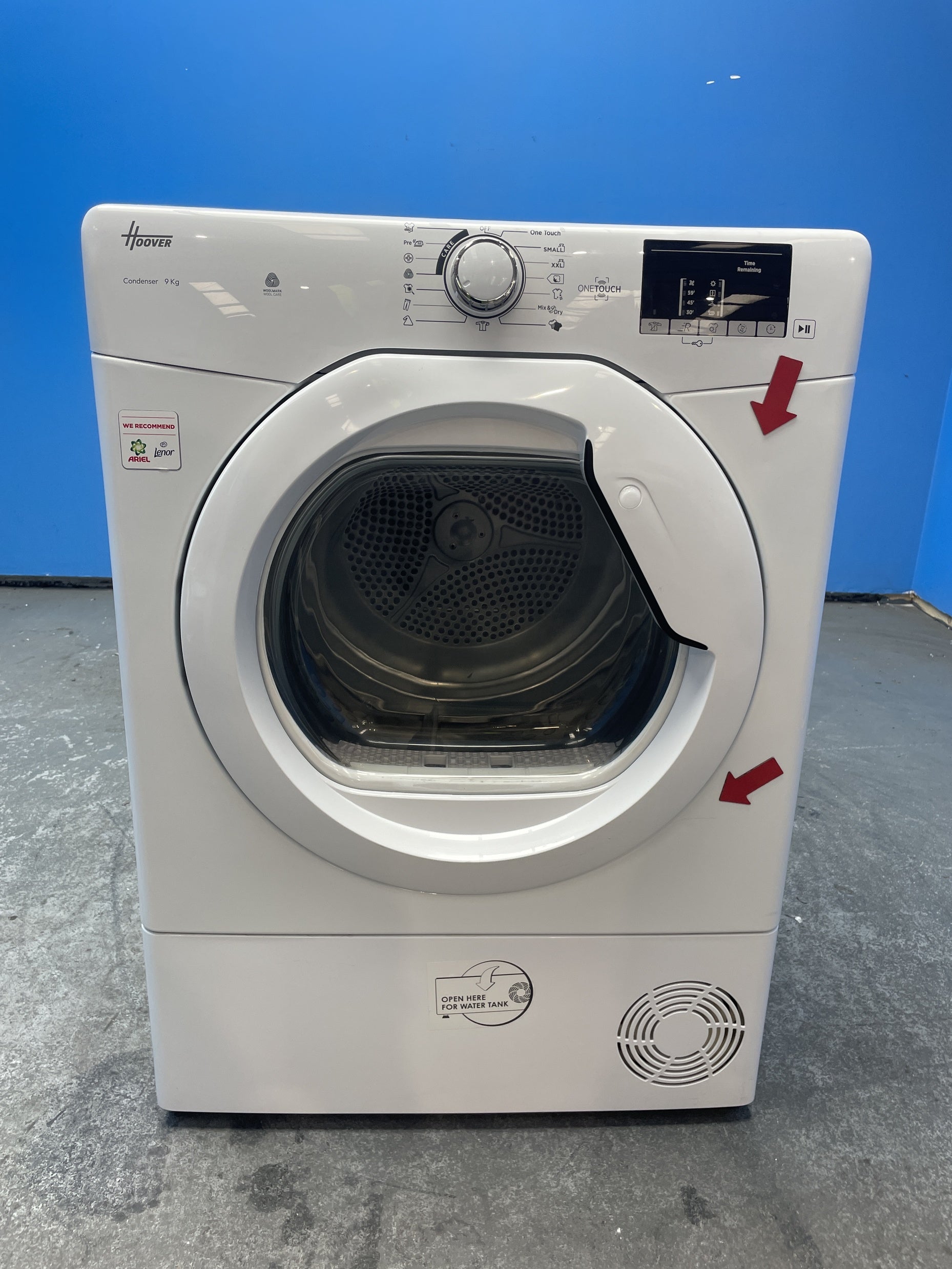 #GRC-159-733 - Hoover H-DRY 300 HLE C9DG 9kg Condenser Tumble Dryer