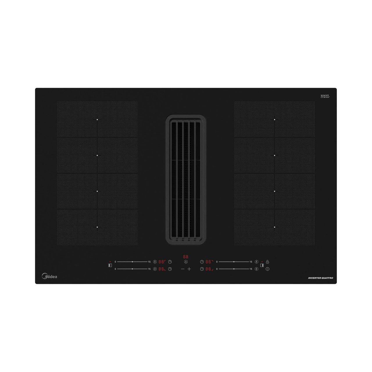 Midea MIH740Y078B Built-In 80cm Induction Hob with Extractor – Renew 2 U