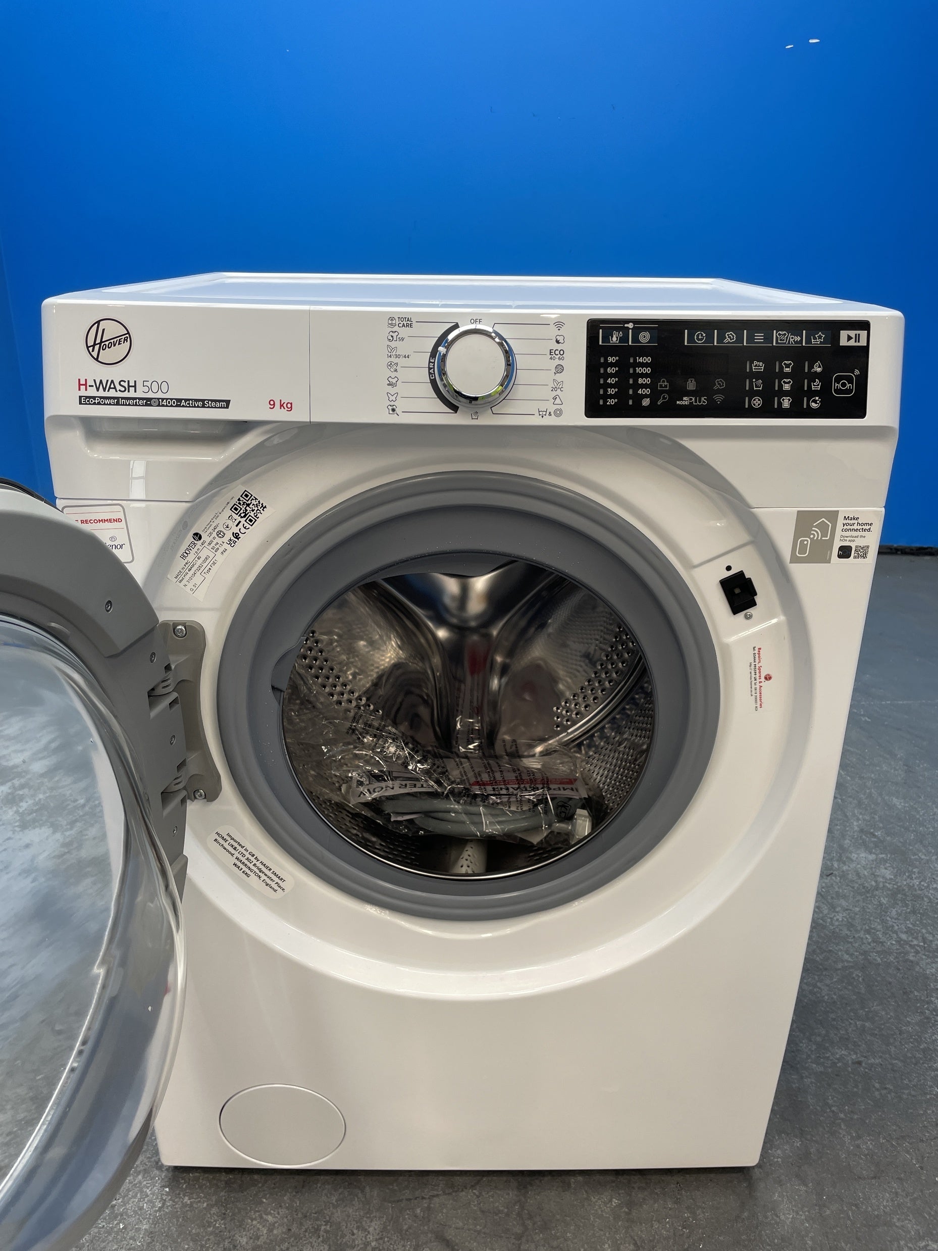 #GRC-160-344 - Hoover H-WASH 500 HW49AMC/1-80 9kg 1400rpm Washing Machine