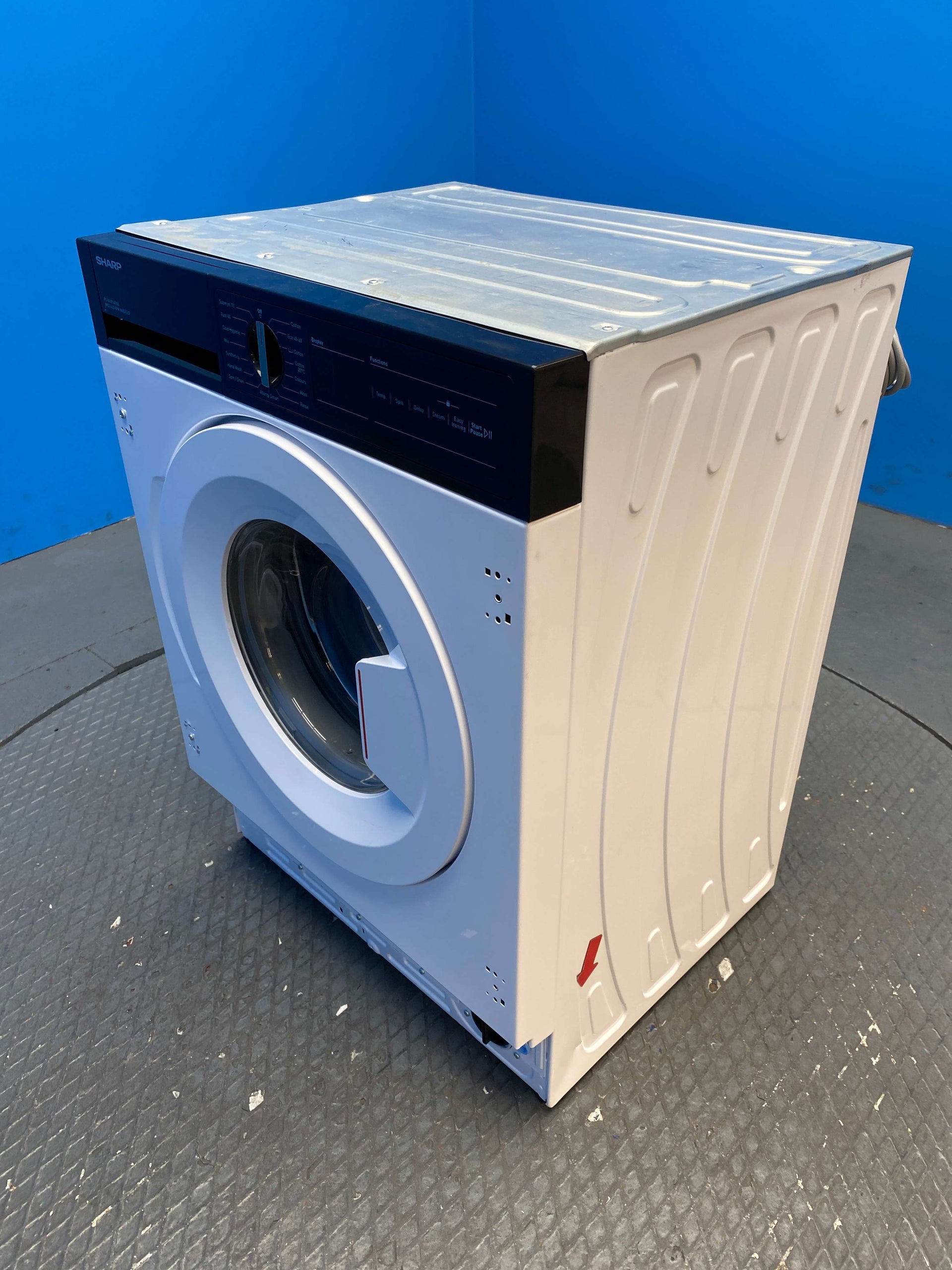 Sharp ES-NIH814BWA Integrated 8kg 1400 Spin Washing Machine