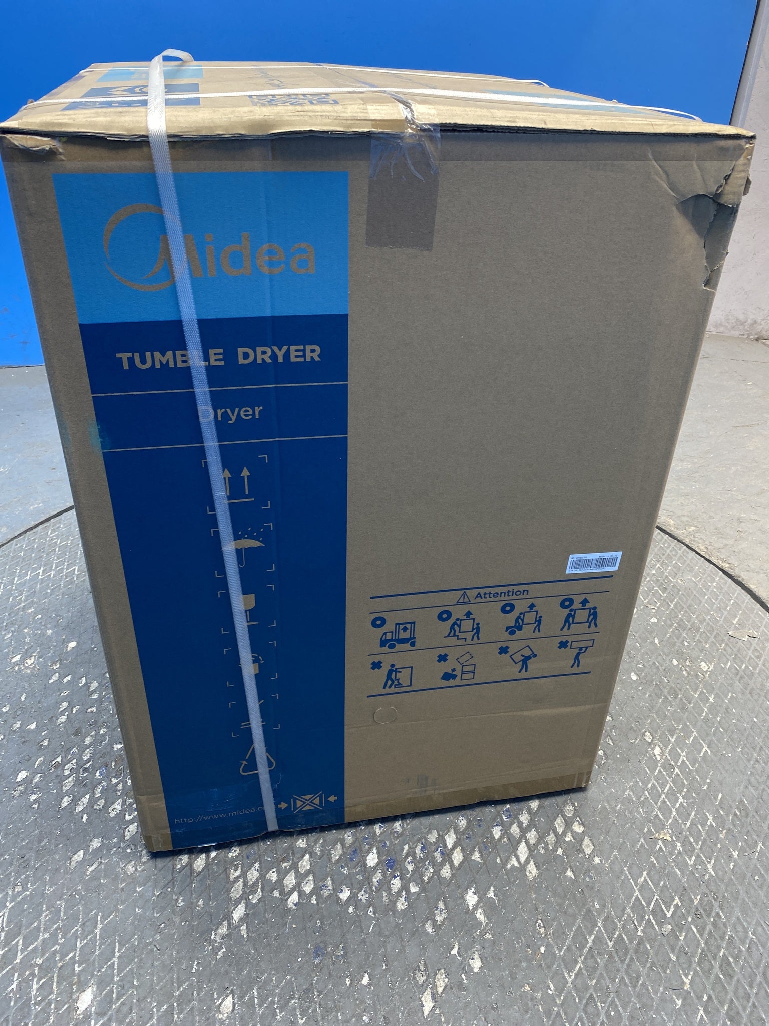 #GRC-158-890 - Midea MDG09EH80 8kg Heat Pump Tumble Dryer