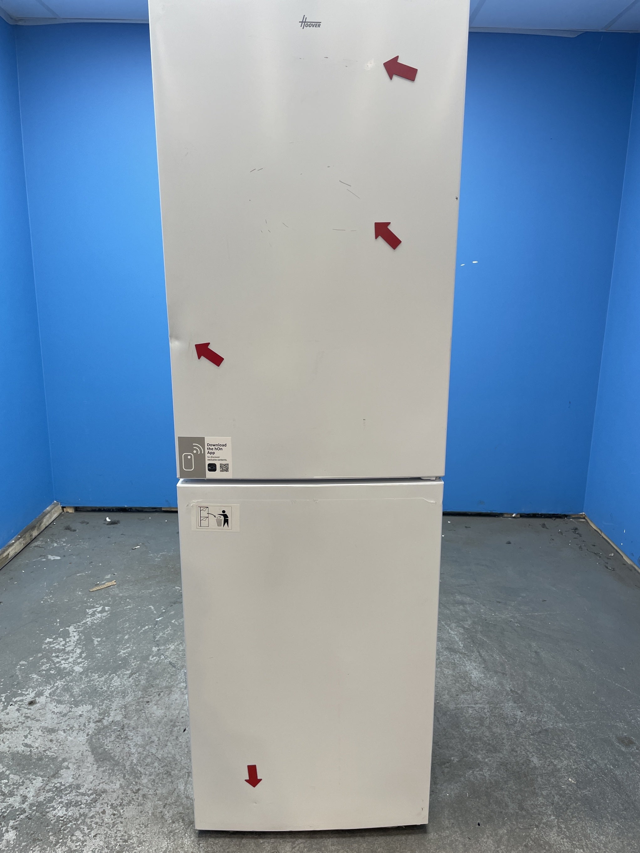 #GRC-157-701 - Hoover HVCT3L517EWKR H-FRIDGE 300 Low Frost Fridge Freezer