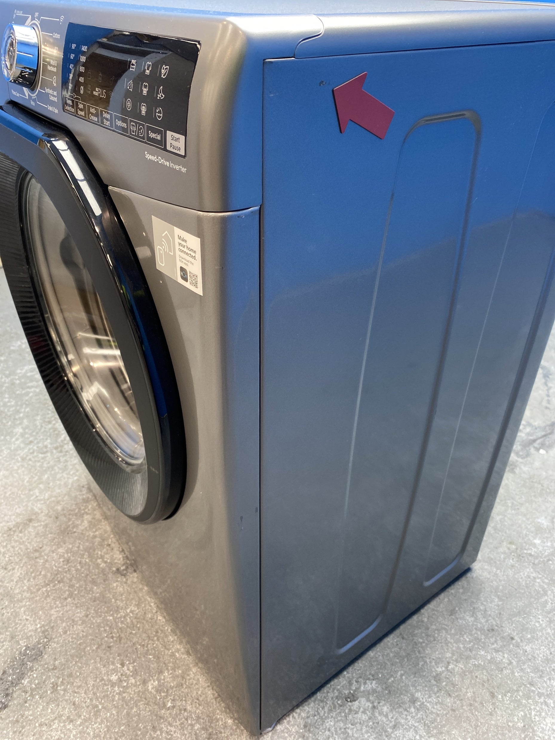 #GRC-157-351 - Hoover H3B13WPS4106TAMBR 10kg 1400 Spin Washing Machine