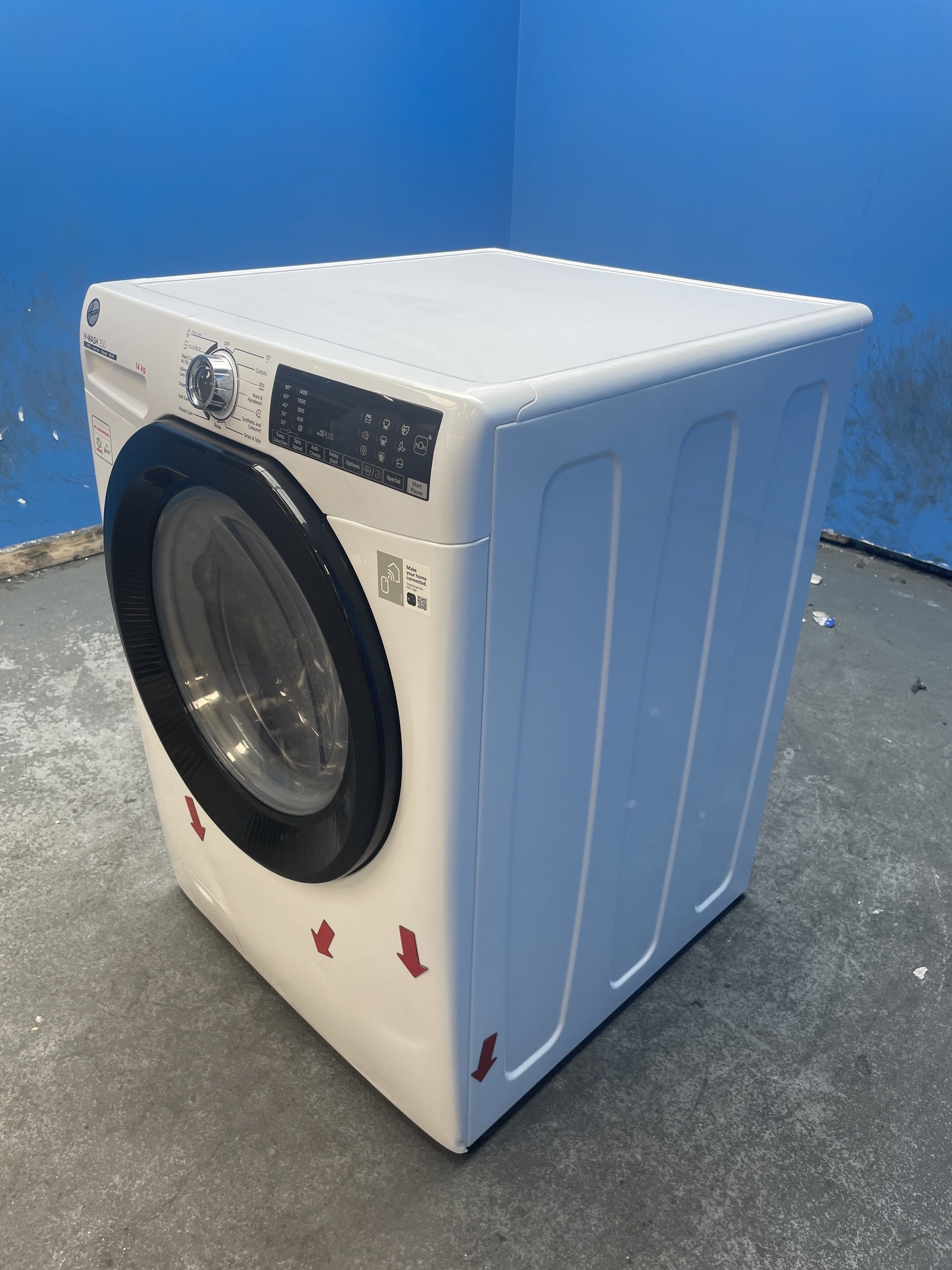 #GRC-160-101 - Hoover H3WPS4146TAMB-80 14kg 1400 Spin Washing Machine