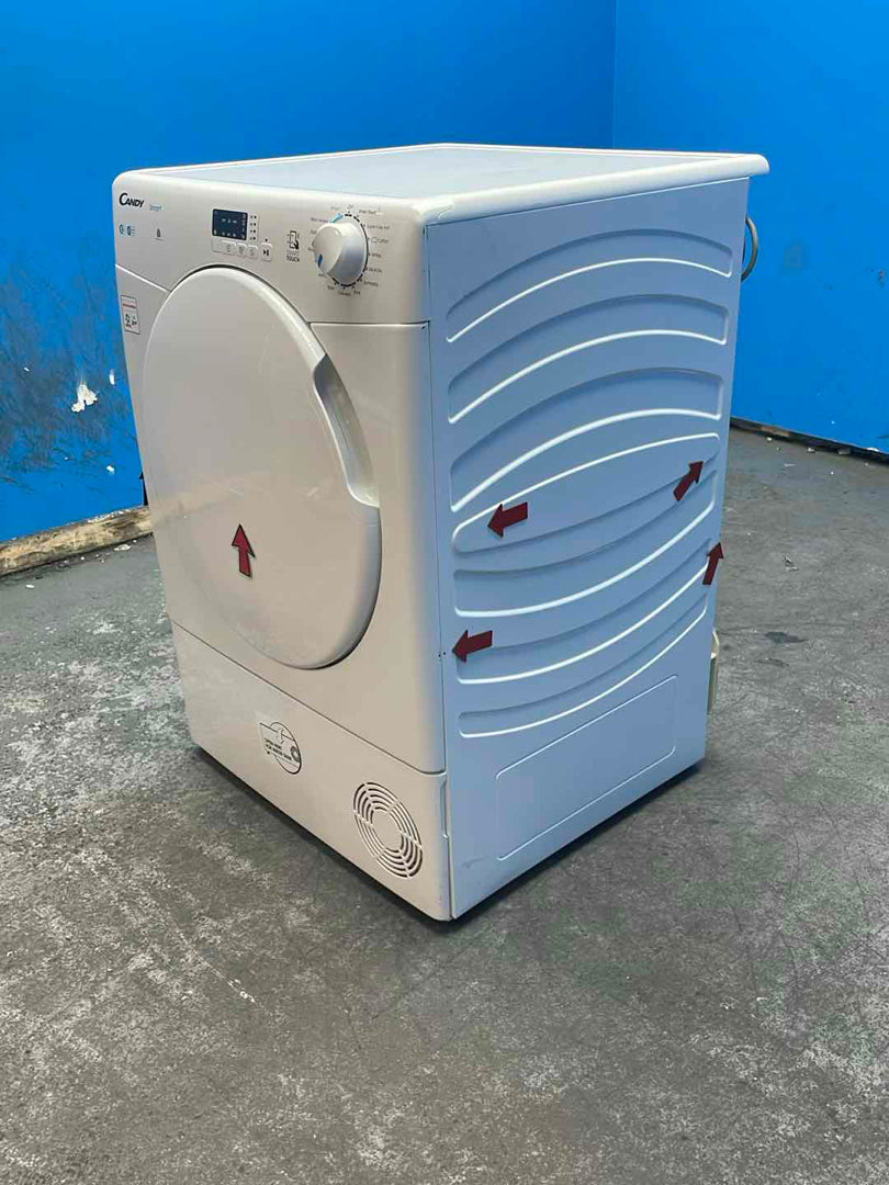 #GRC-162-095 - Candy Smart CSEC8LF-80 8kg Condenser Tumble Dryer