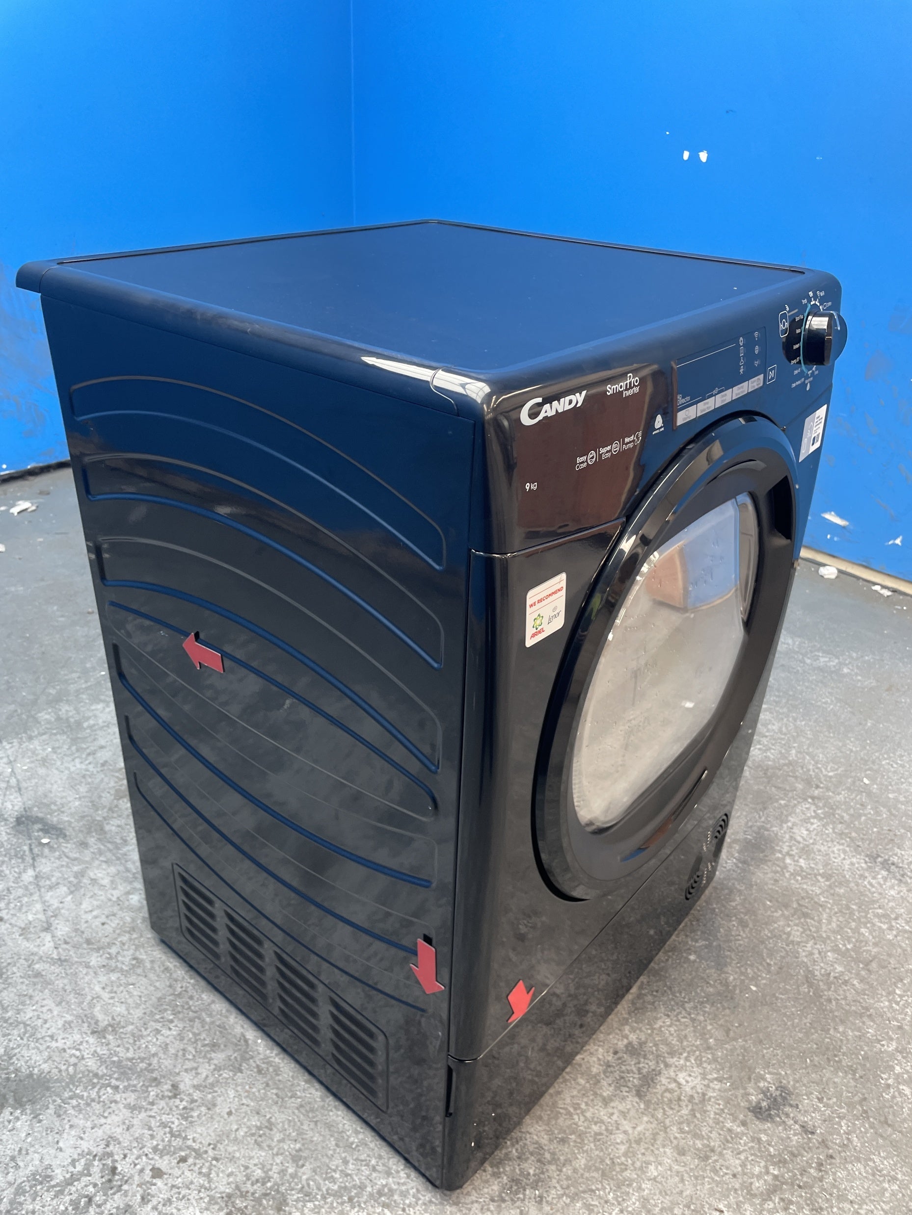 #GRC-159-304 - Candy Smart Pro CROEH9A3TBEB80/N 9kg Heat Pump Tumble Dryer