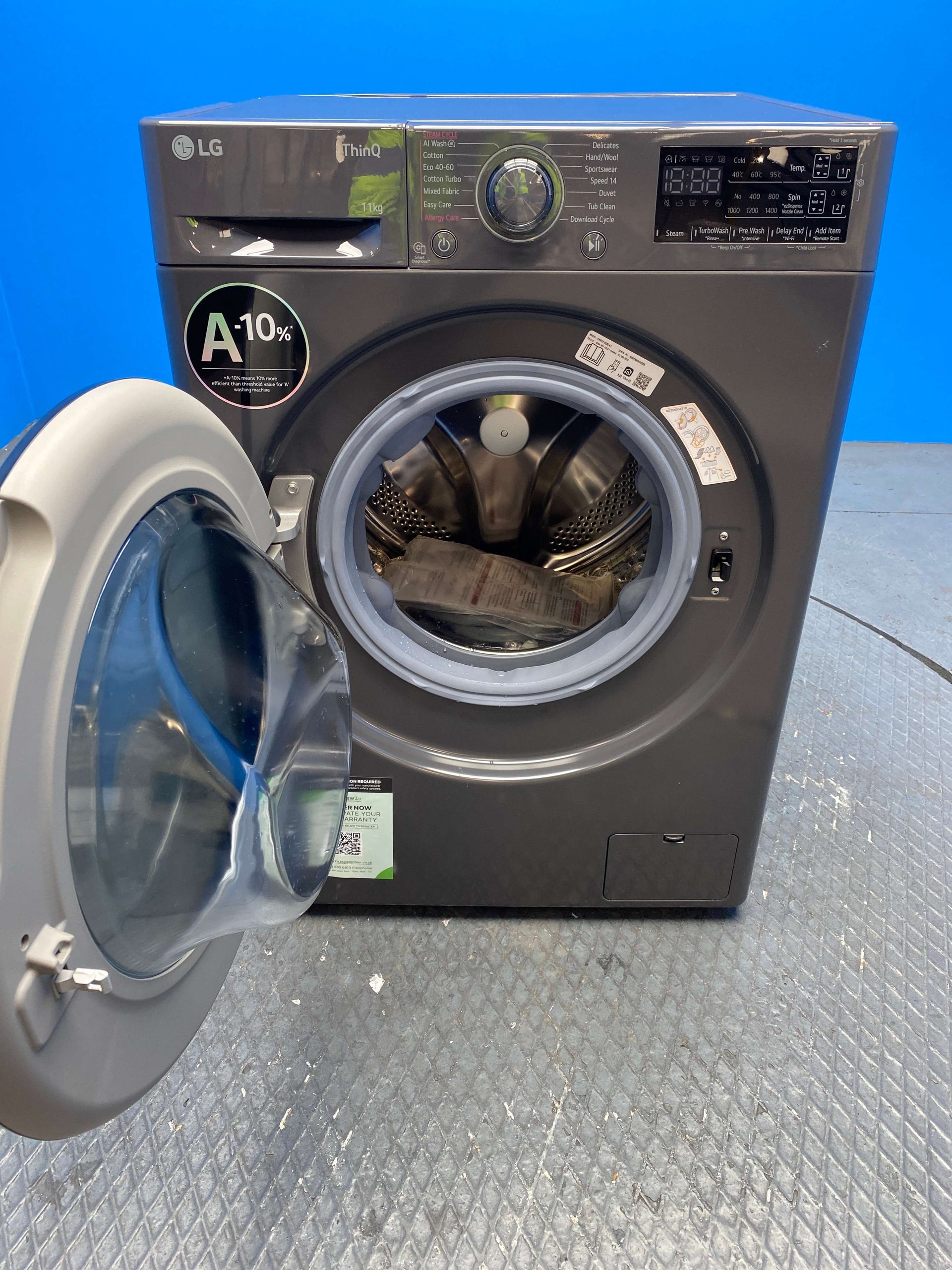 LG F4Y511GBLA1 11kg 1400 Spin Direct Drive Washing Machine
