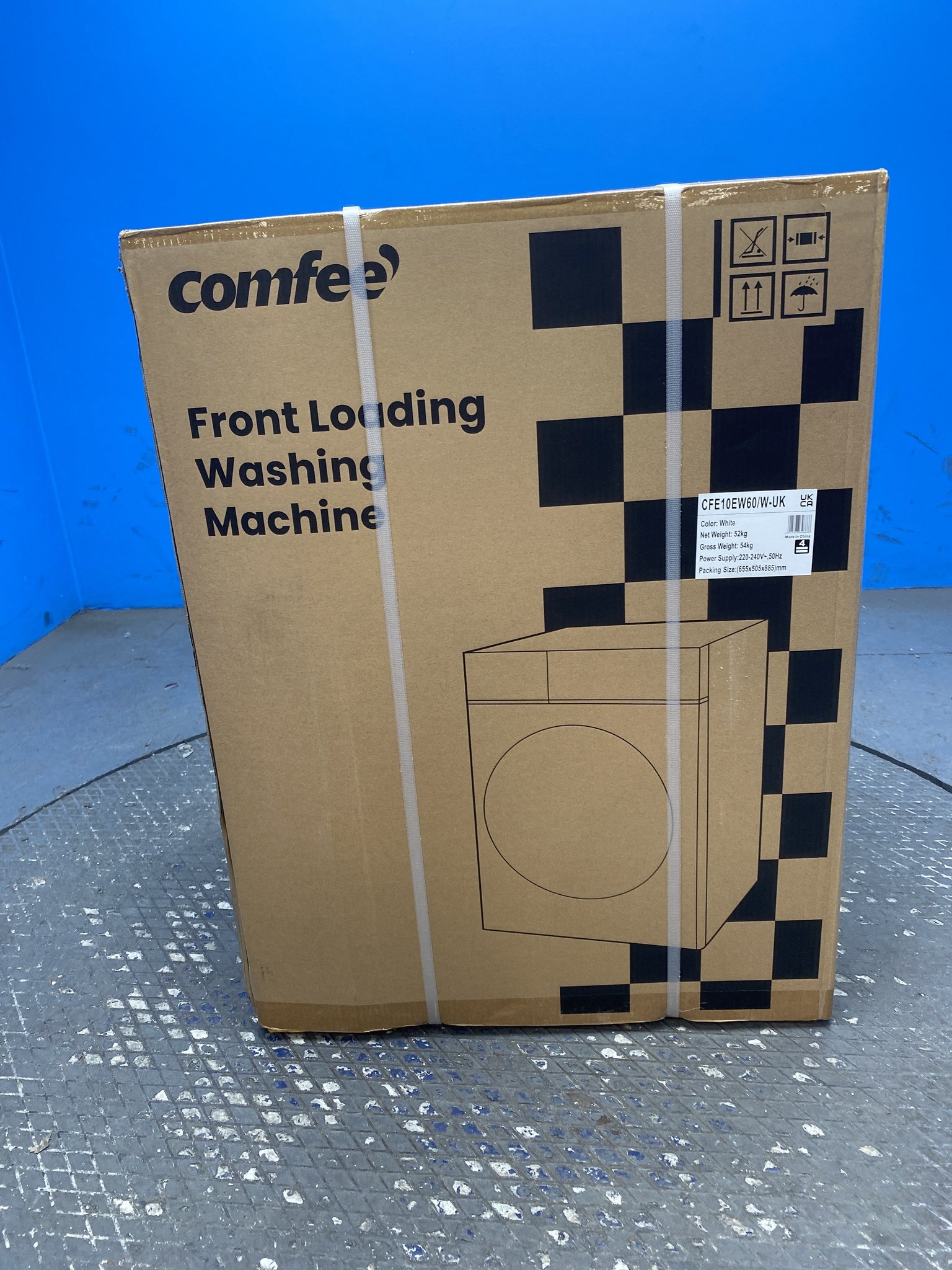 #GRC-158-887 - Comfee CFE10EW60/W Slim 6kg 1000rpm Washing Machine