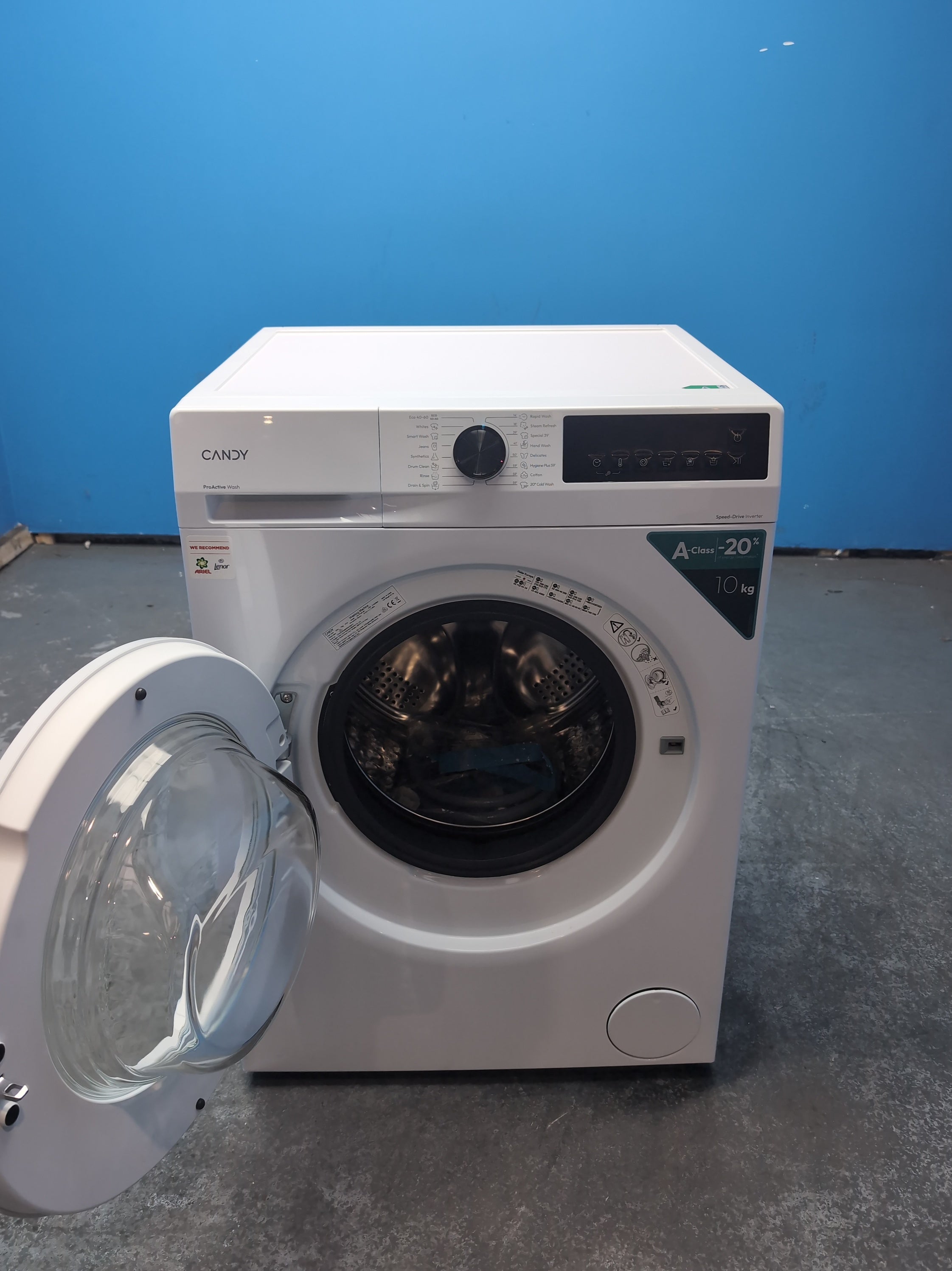 #GRC-163-657 - Candy Quick Pro 10kg 1400rpm Washing Machine – Quick Wash, Smart Spray, White