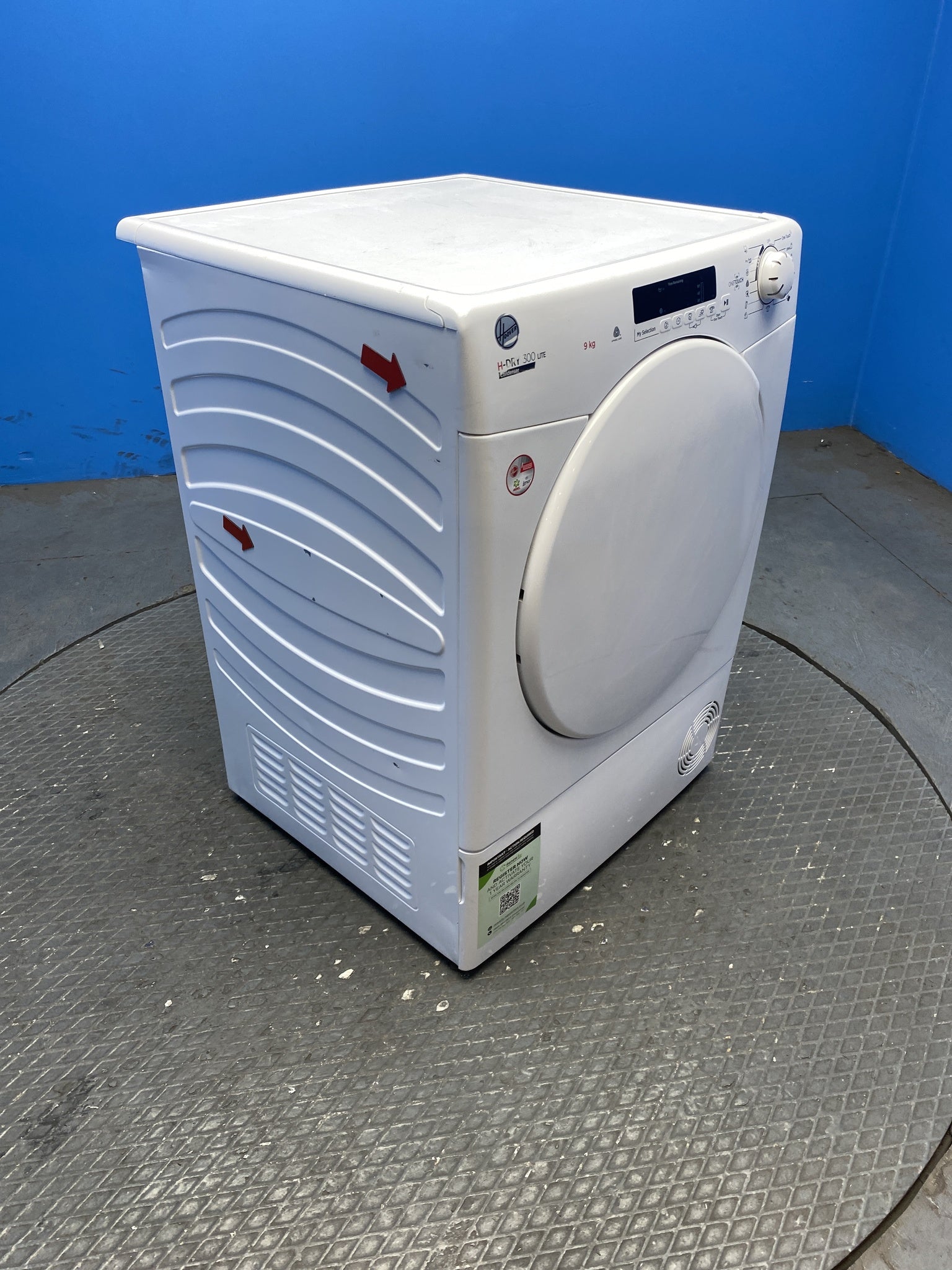 Hoover HLE C9DF-80 9kg Condenser Tumble Dryer