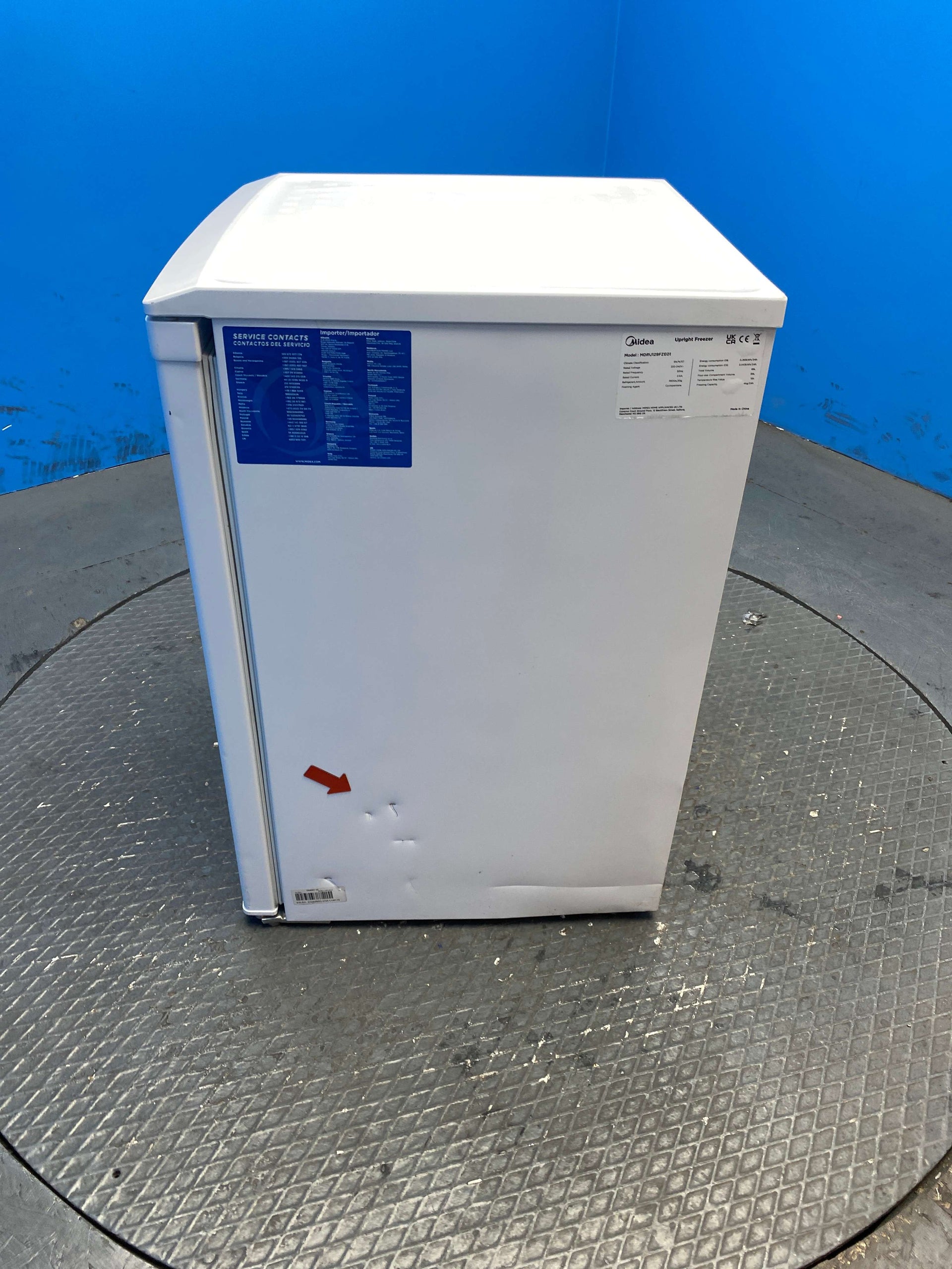 Midea MDRU129FZE01 83L Under Counter Freezer