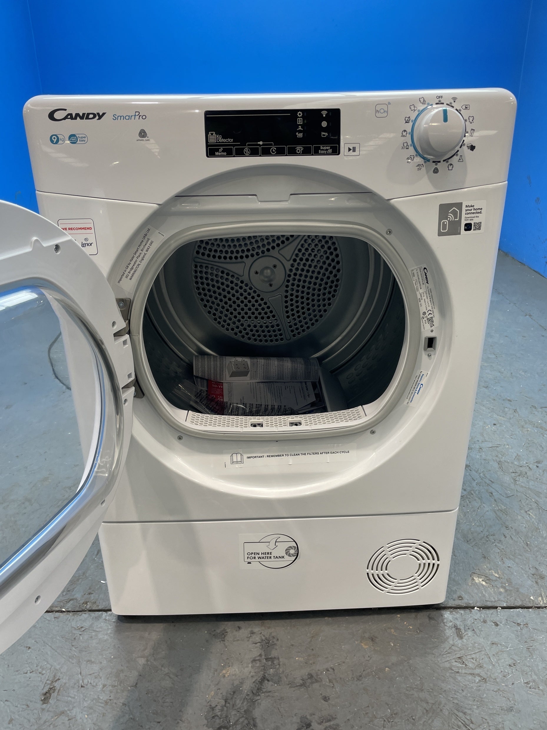#GRC-155-163 - Candy Smart Pro CSOE C10TG 10kg Condenser Tumble Dryer