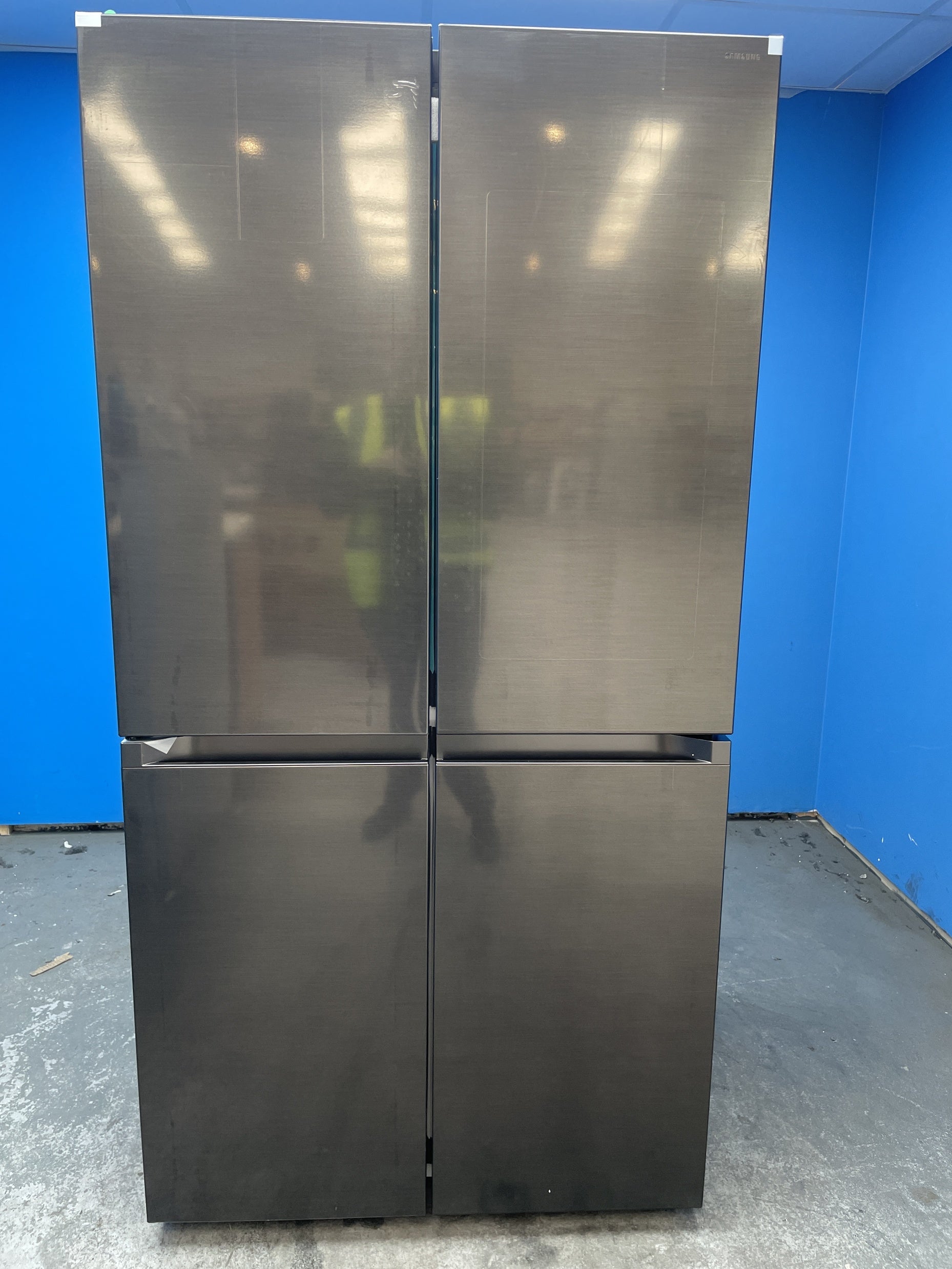#GRC-157-802 - Samsung Series 9 Bespoke AI RF65DG960EB1 SpaceMax French Door Refrigerator