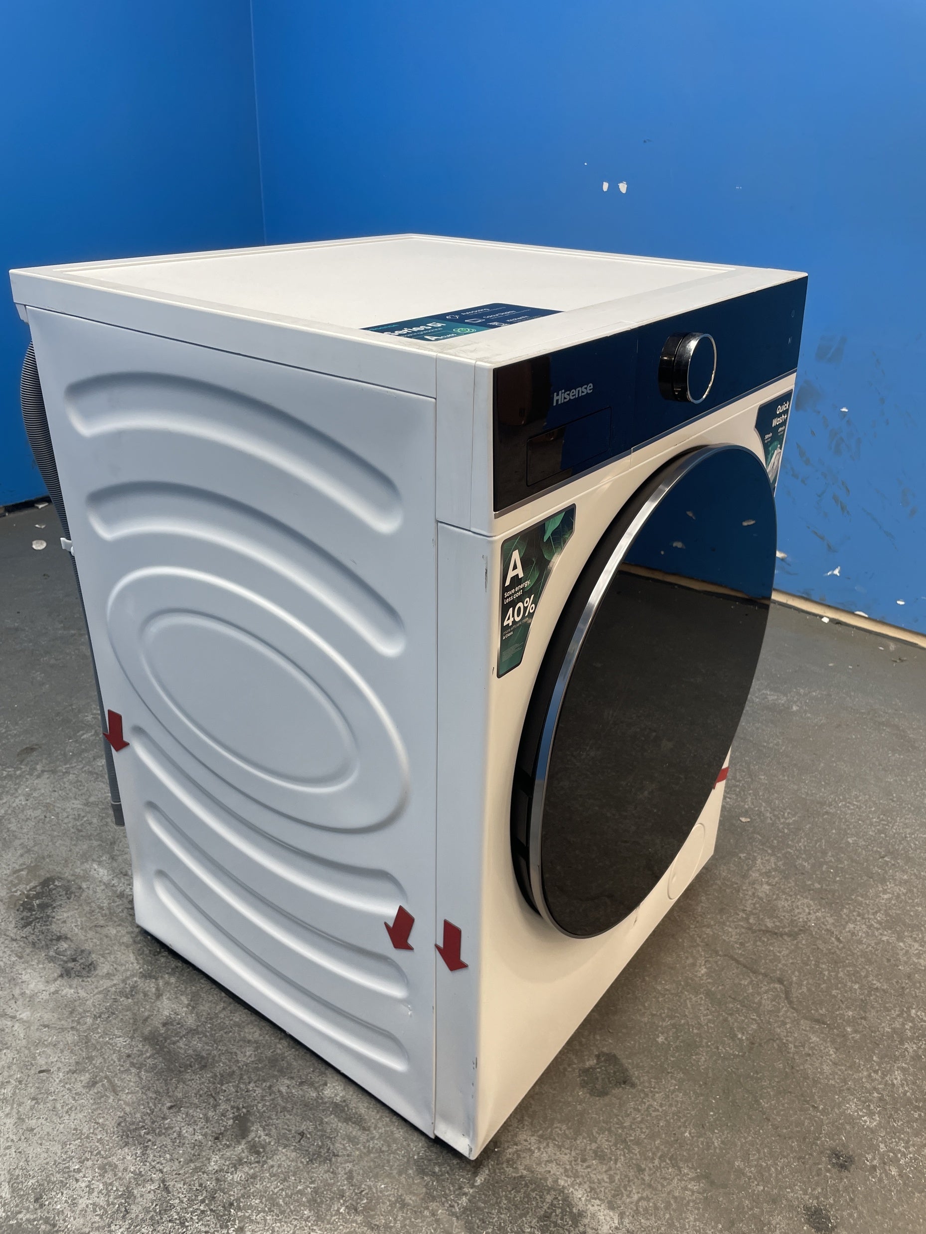 #GRC-158-100 - Hisense 5i Series WF5I1245BWR 12kg 1400rpm Washing Machine