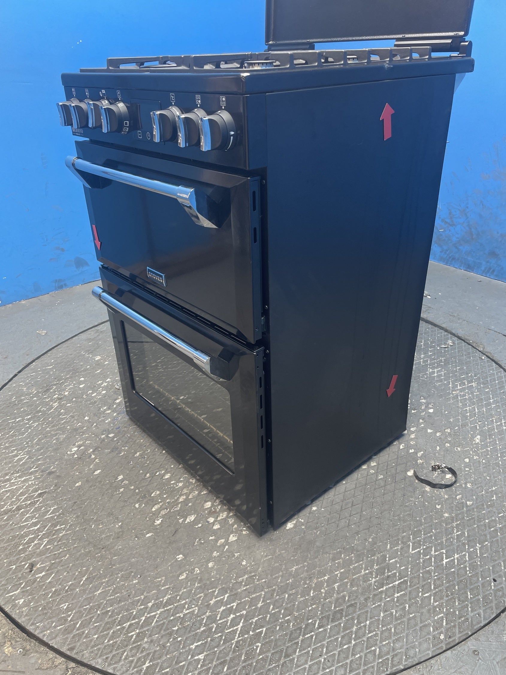 #GRC-159-447 - Stoves 60DF Richmond Deluxe 60cm Dual Fuel Cooker