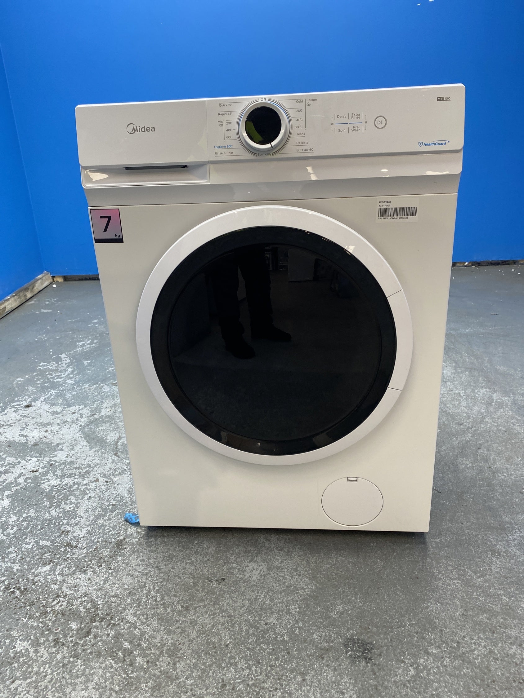 #GRC-156-780 - Midea MF100W70 7kg 1200 Spin Washing Machine