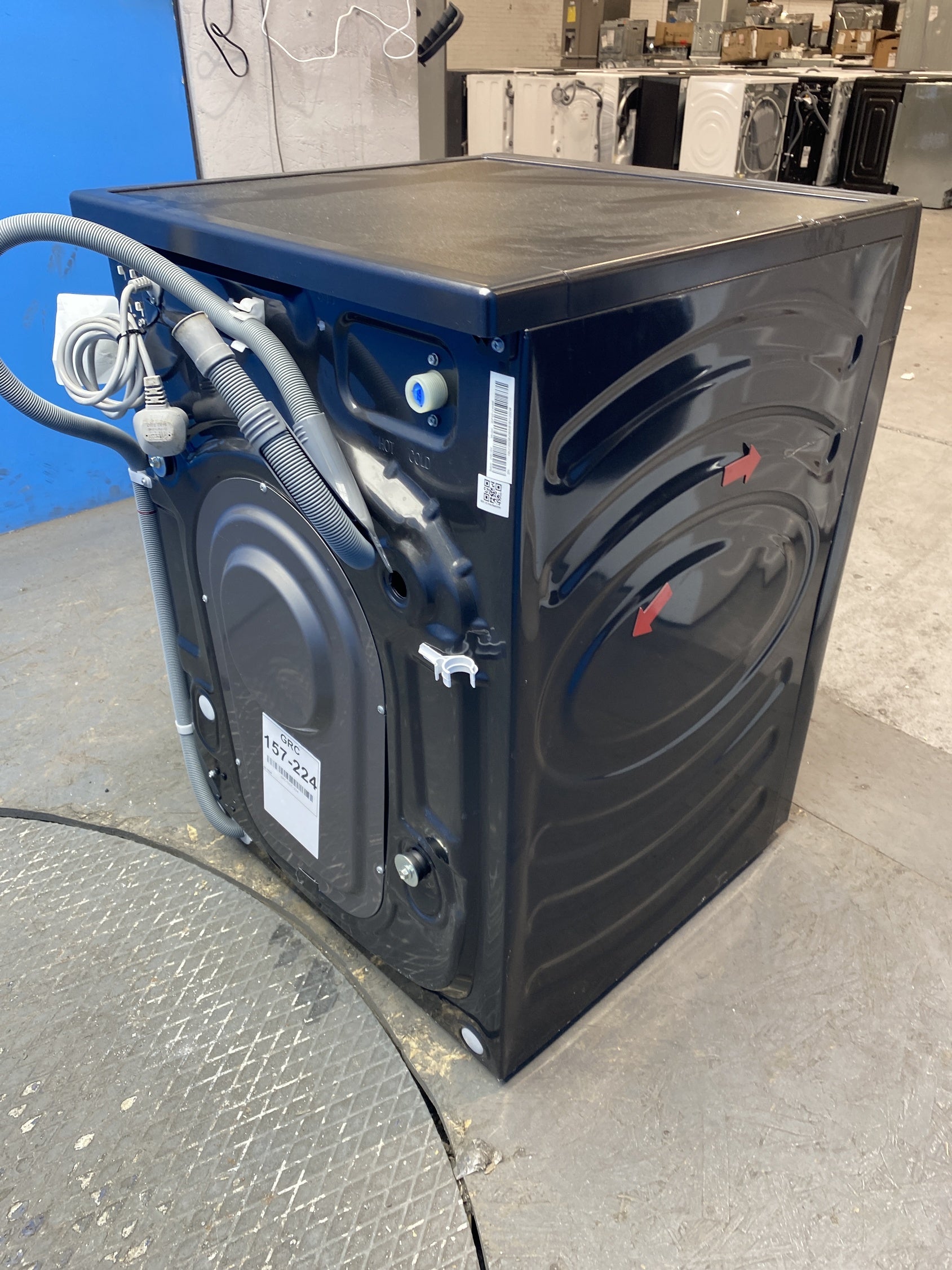 #GRC-157-224 - Hisense WF5S1245BB 12kg 1400rpm Smart Washing Machine