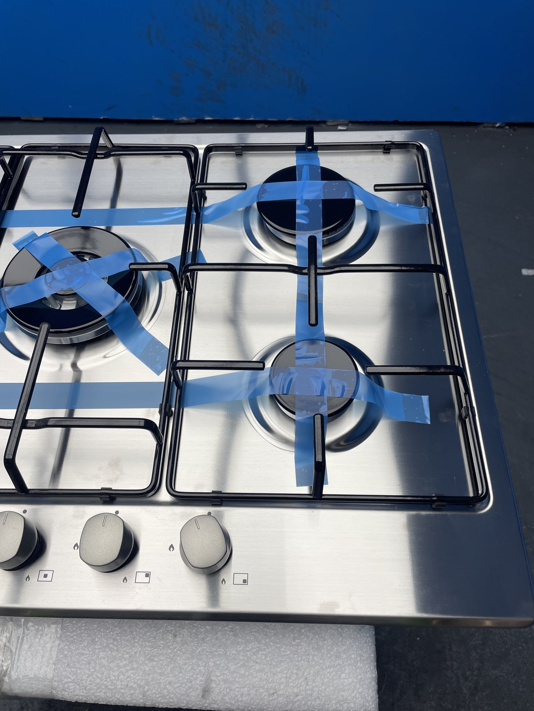#GRC-144-992 - Iberna IHW74WX 75cm 5 Burner Built-in Gas Hob in Stainless Steel