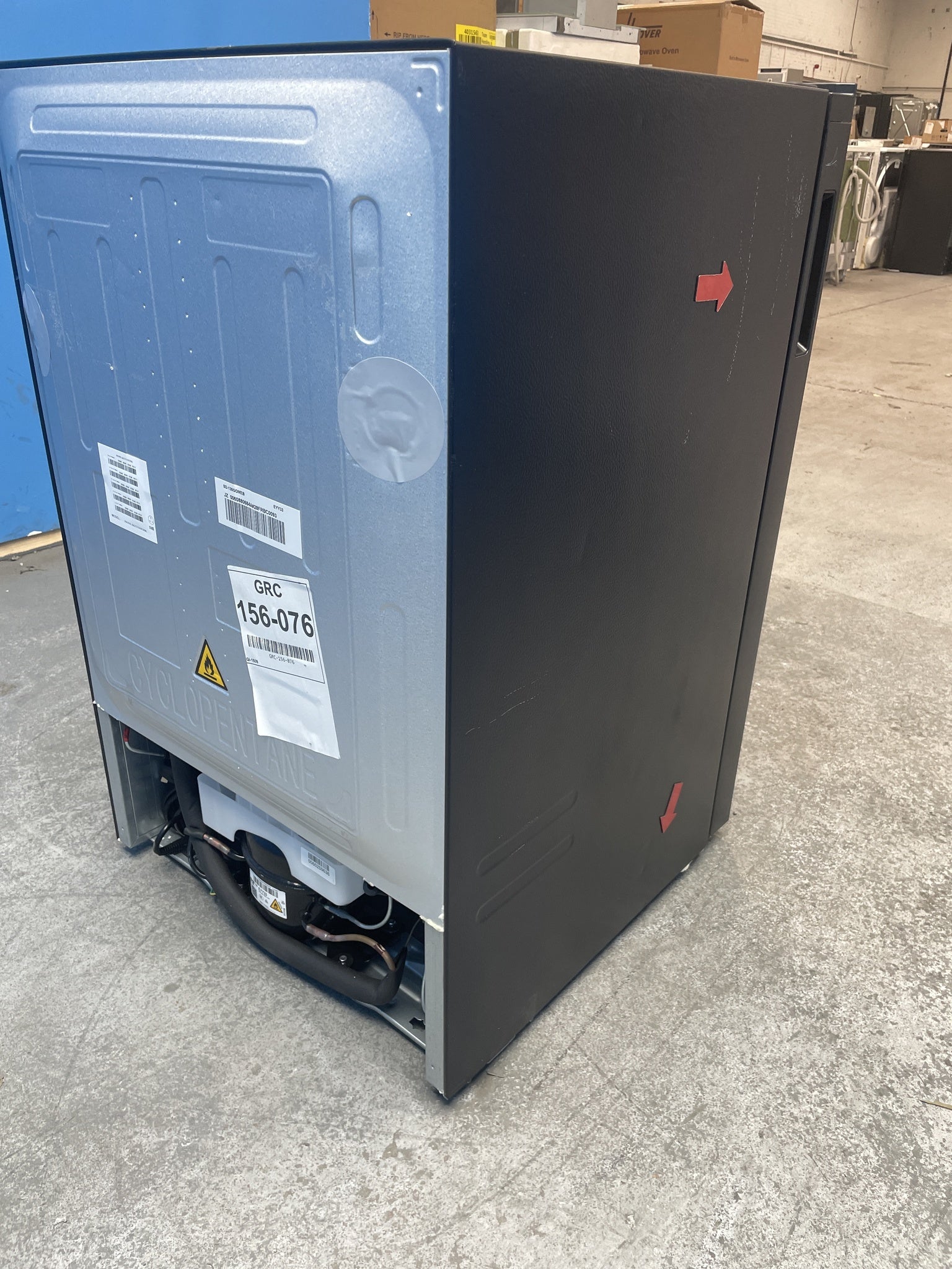 #GRC-156-076 - Hoover HONLQ2S58EBK H-FRIDGE 300 Mini Undercounter Fridge