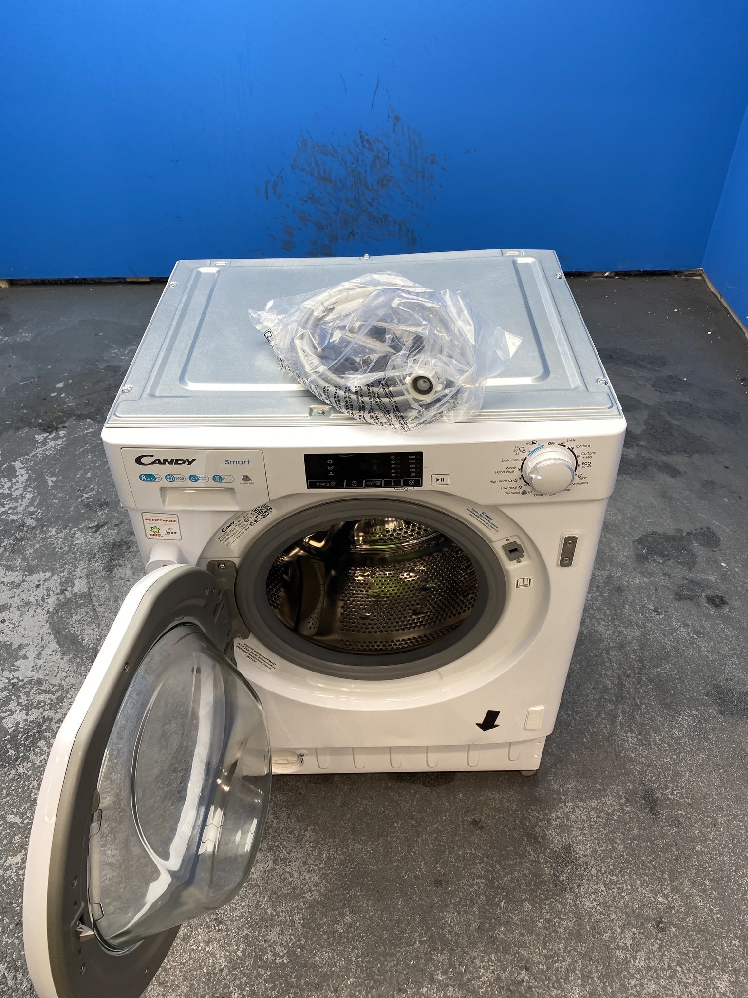#GRC-156-402 - Candy CBD 485D1E Built-in 8kg / 5kg 1400 Spin Washer Dryer
