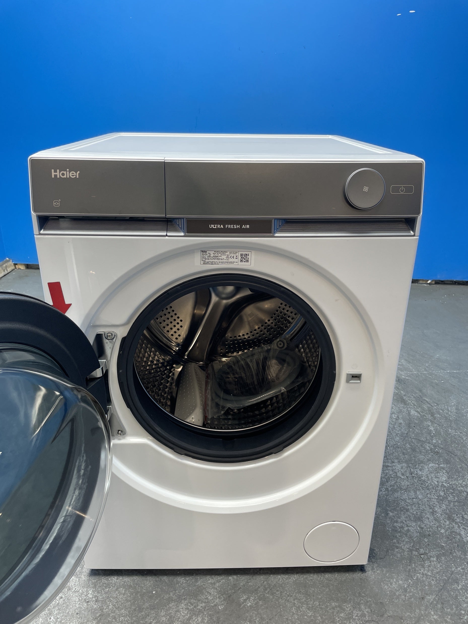 #GRC-163-862 - Haier 12kg 1400rpm Washing Machine – Direct Motion Motor, White