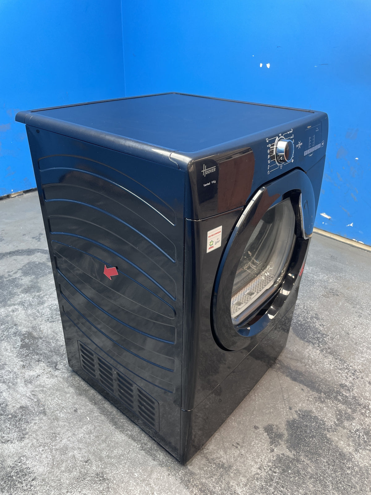 #GRC-163-384 - Hoover H-DRY 300 9kg Vented Tumble Dryer – NFC Connectivity, Black