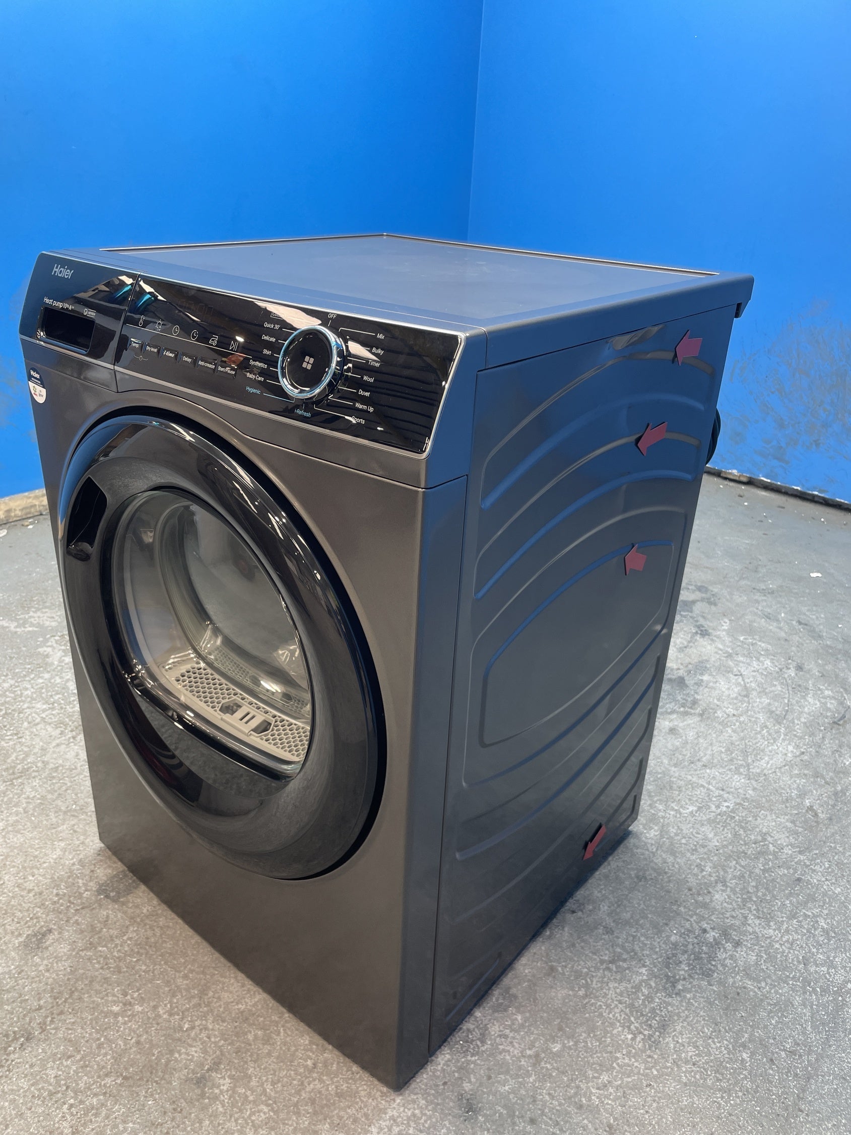 #GRC-158-712 - Haier HD100-A2939S I-Pro Series 3 10kg Heat Pump Tumble Dryer