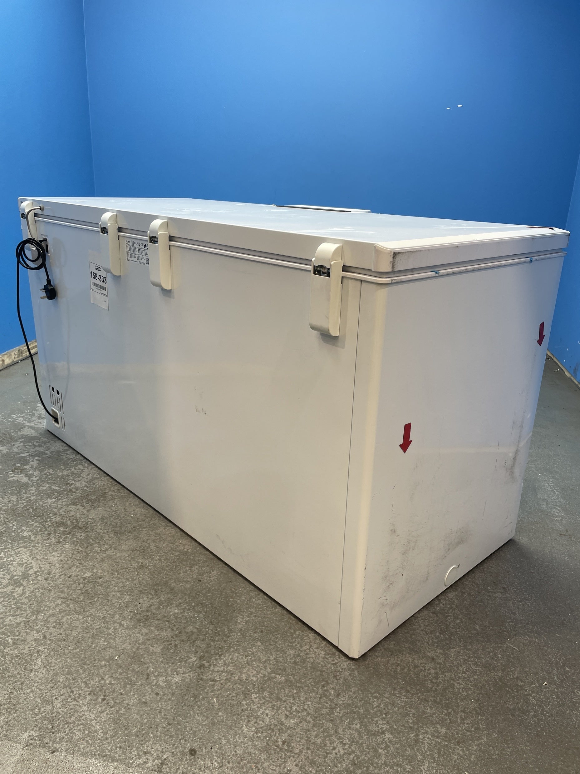 #GRC-158-333 - Haier HCE520EK 508L Series 7 Cold Shield Chest Freezer