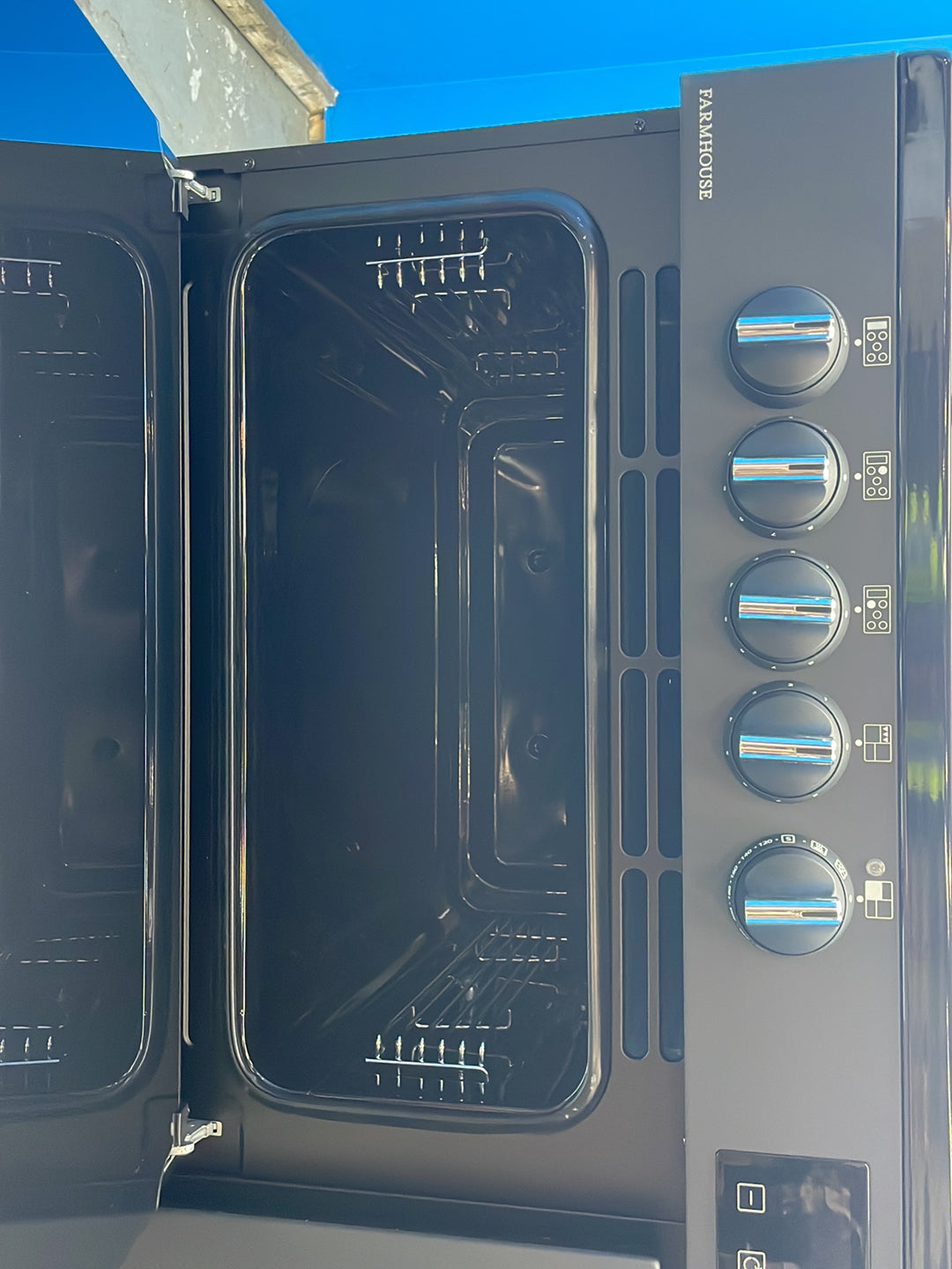 #GRC-164-287 - Belling Farmhouse 110Ei 110cm Electric Range Cooker – 5 Zone Induction Hob, AirFry Function, Anthracite