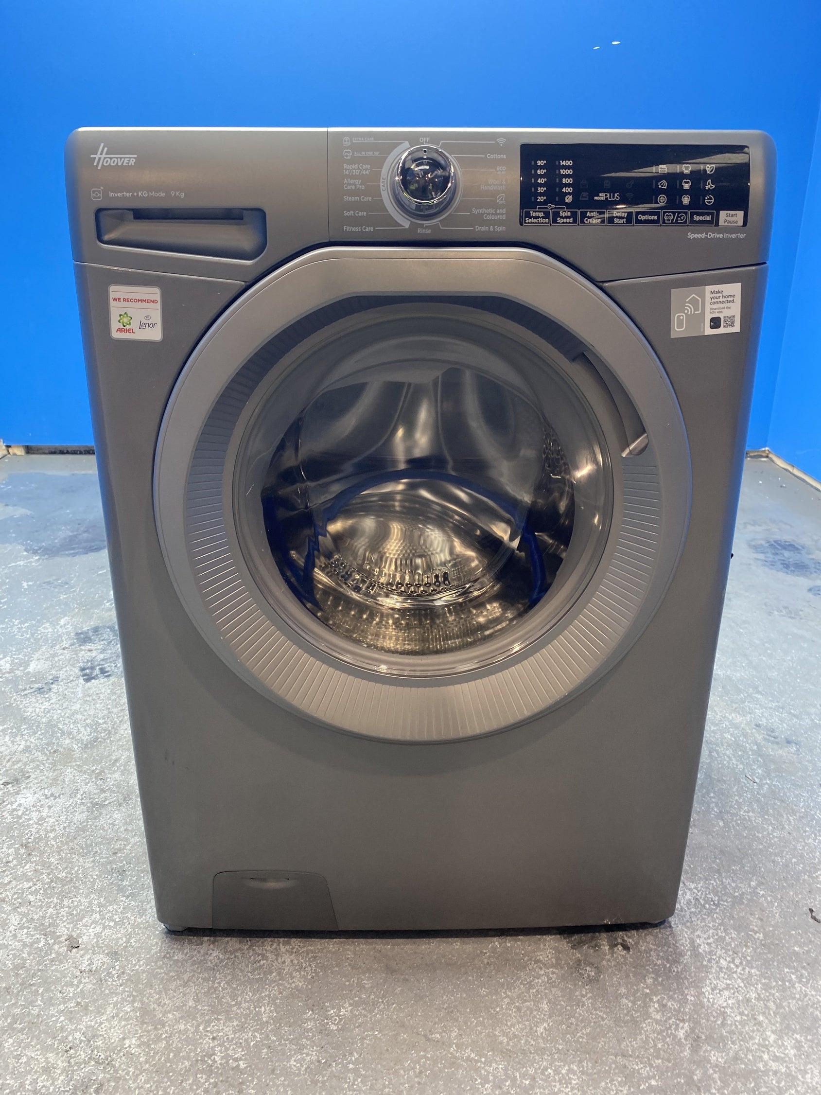 #GRC-153-251 - Hoover H3WPS496TMRR6 9kg 1400 Spin Washing Machine