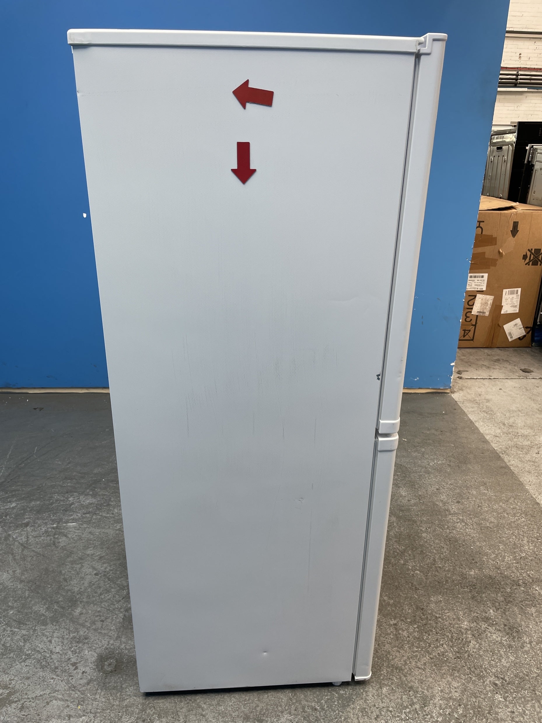 #GRC-155-584 - Candy CCH1S135EWK 55cm 185 Litre Combi Fridge Freezer