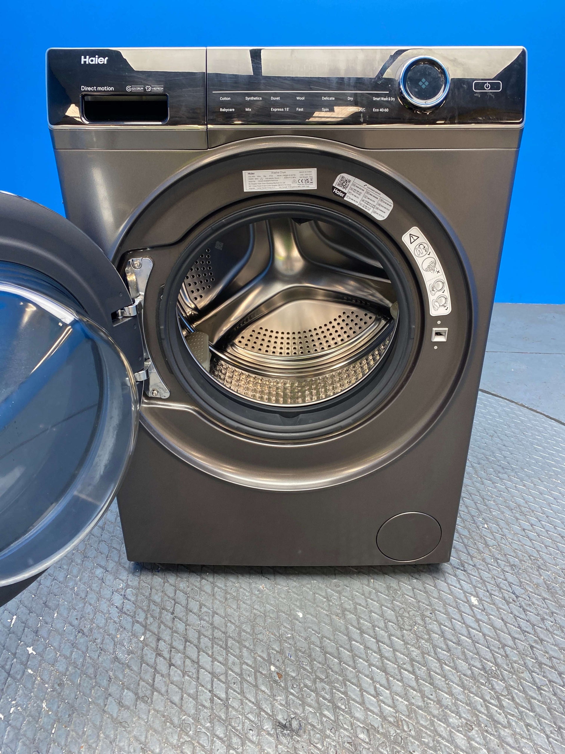 Haier HWD80-B14979S I-Pro Series 7 8kg / 5kg 1400 Spin Washer Dryer