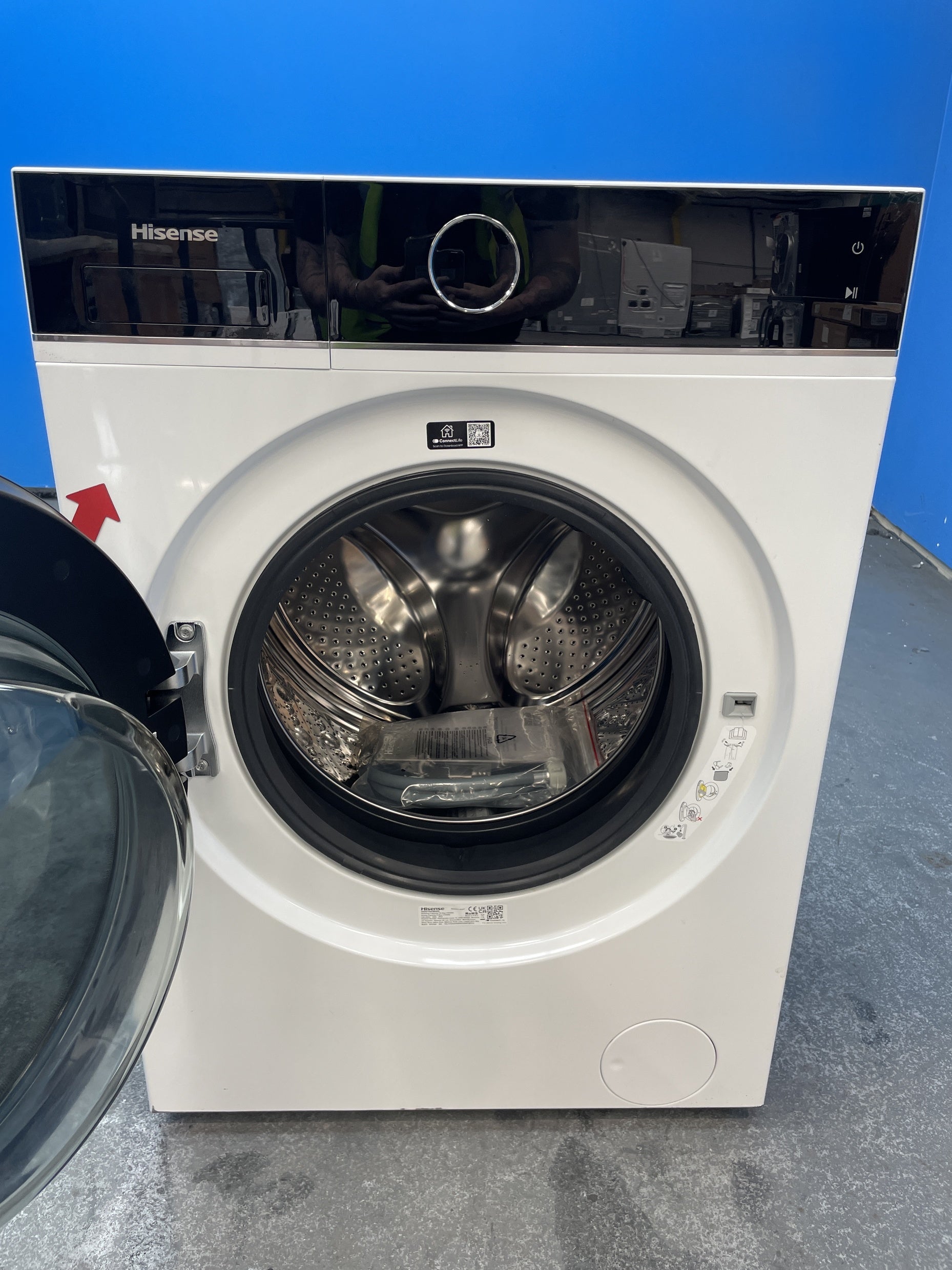 #GRC-158-087 - Hisense WD5I1045BWQ 10.5/6kg 1400rpm AutoDose Washer Dryer