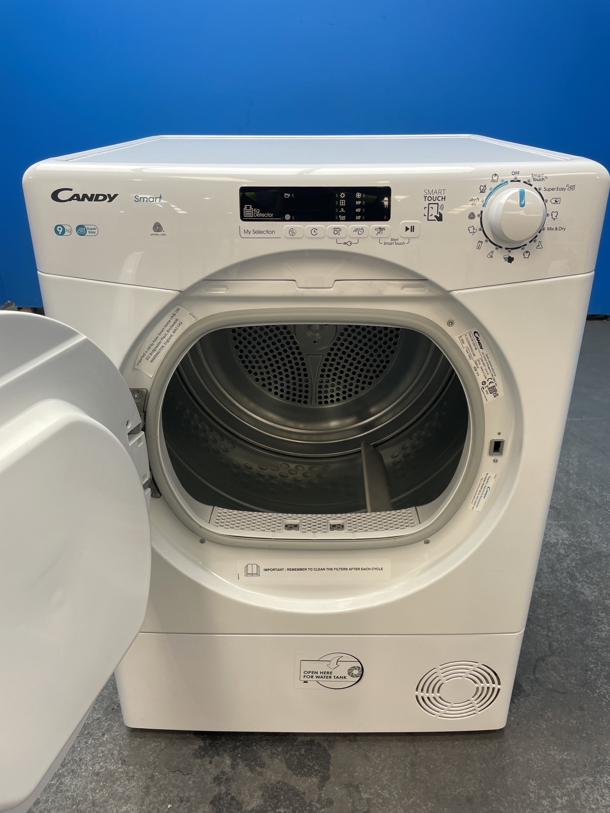 #GRC-161-890 - Candy CSE C9DF 9kg Condenser Smart Pro Tumble Dryer