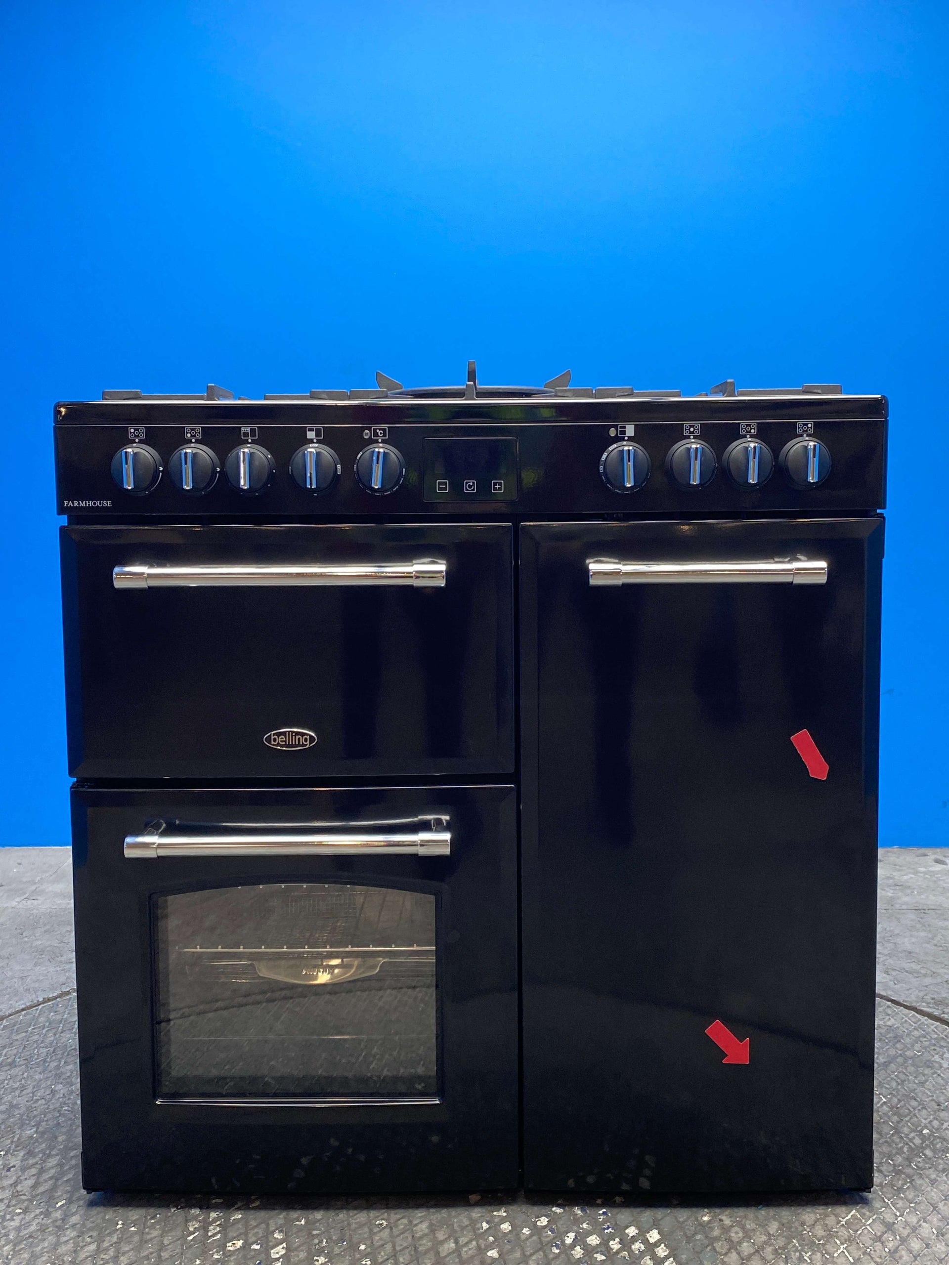Belling Farmhouse 90DF Dual Fuel 90cm Range Cooker