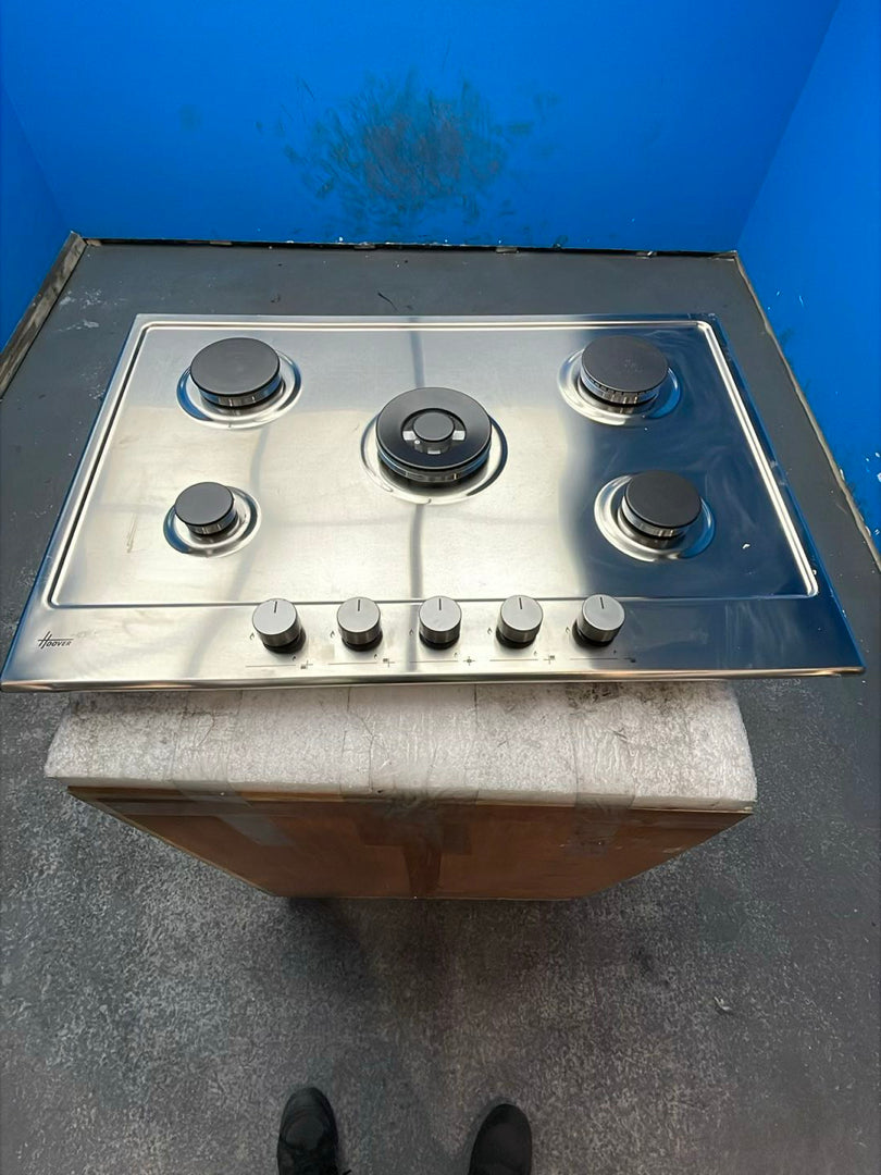 #GRC-162-534 - Hoover HGH75WC3X 75cm Built-in Gas Hob with 5 Burners