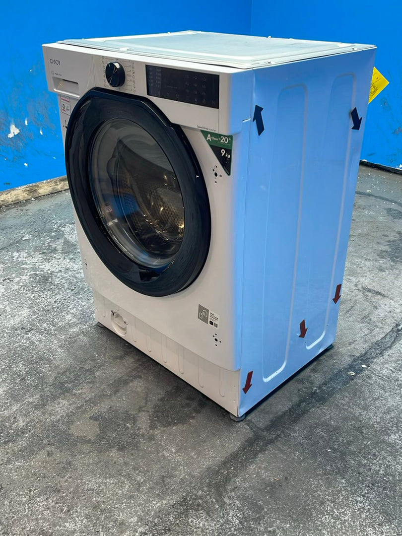 #GRC-162-114 - Candy Smart BC4S49M6DB8J-80 Integrated 9kg 1400rpm Washing Machine