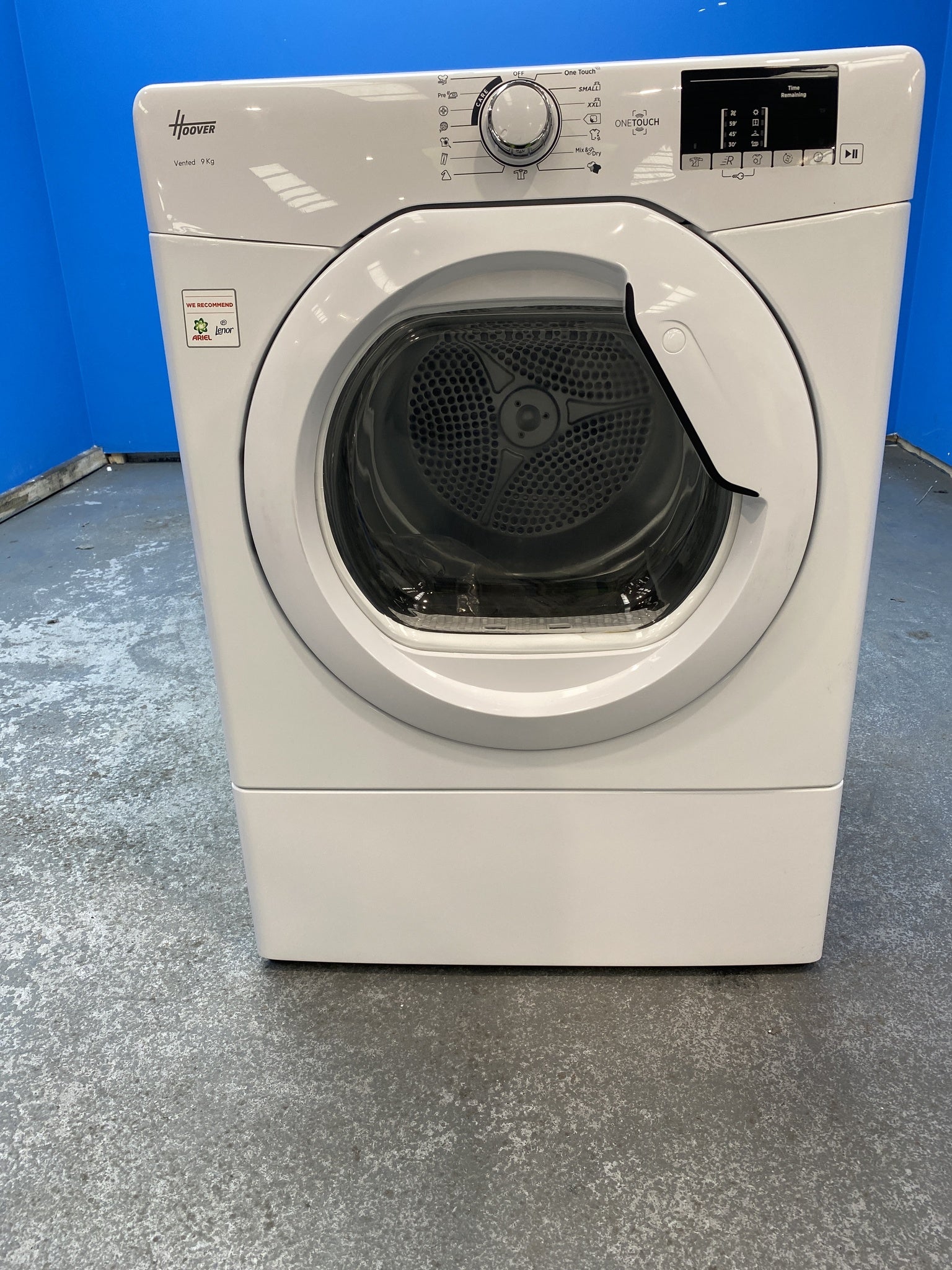 #GRC-157-026 - Hoover HLE V9DG-80 9kg Vented Tumble Dryer