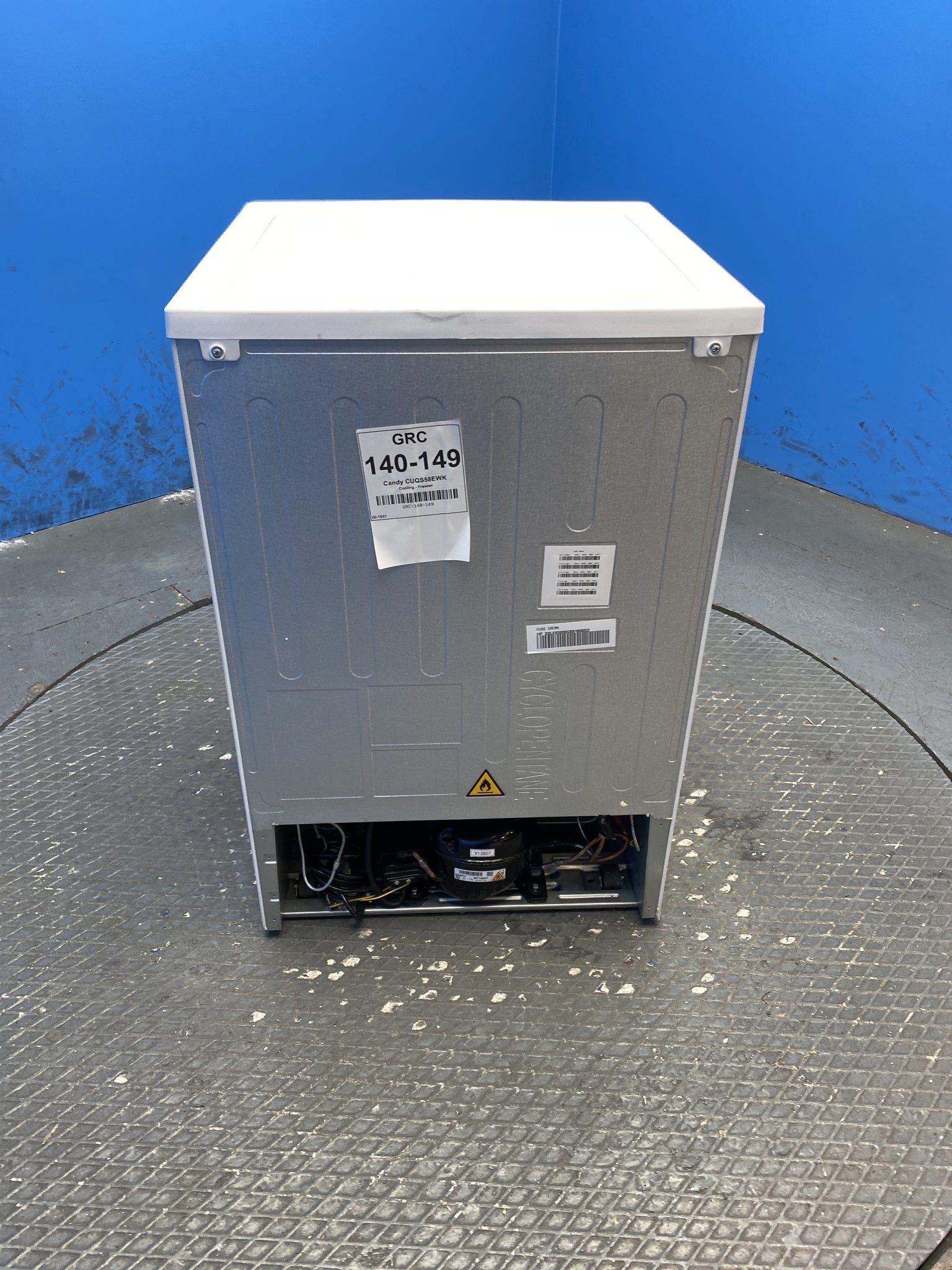 Candy CUQS58EWK 85 Litre Undercounter Freezer