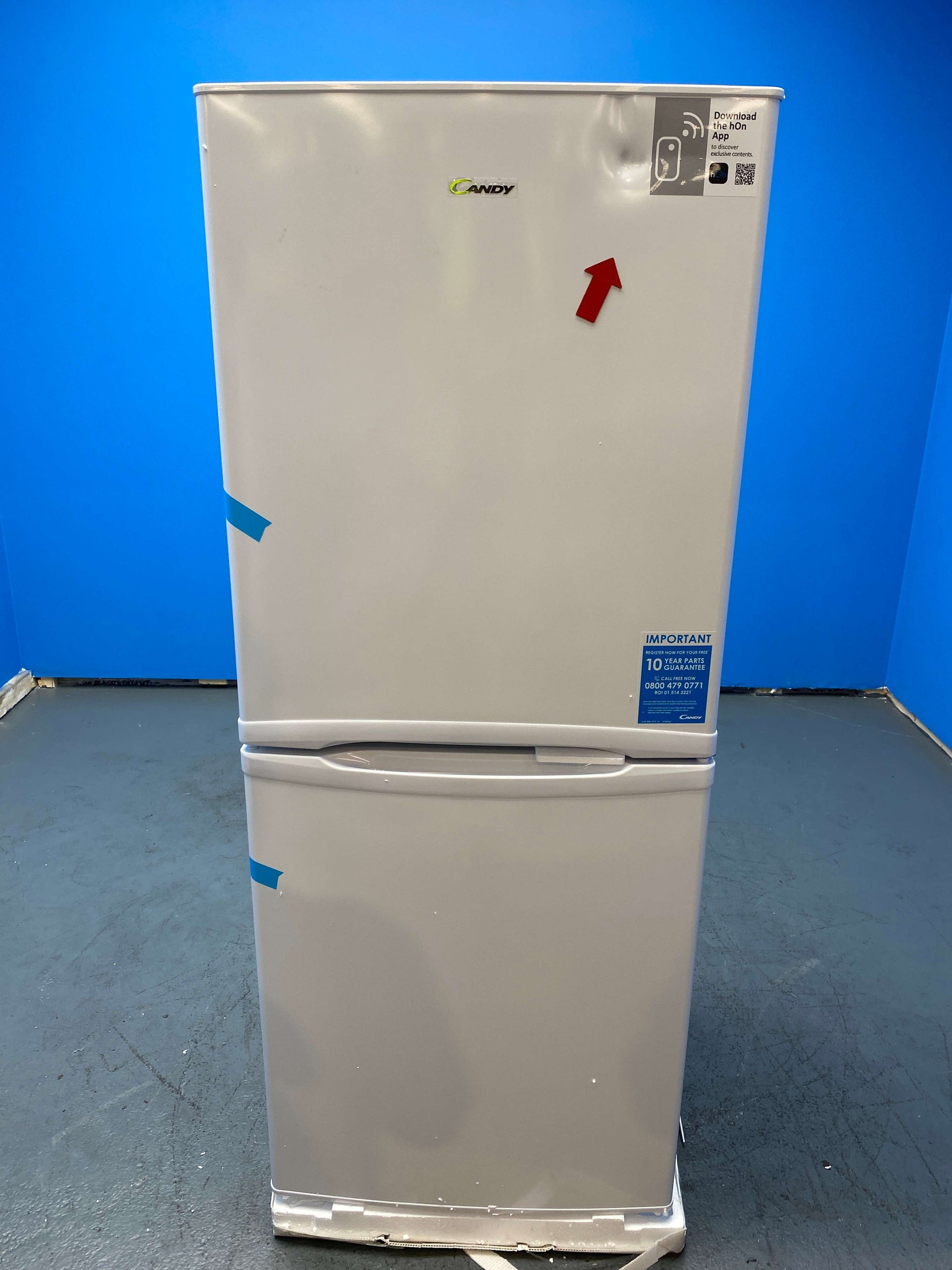Candy CCH1S513EWK 185 Litre Combi Fridge Freezer