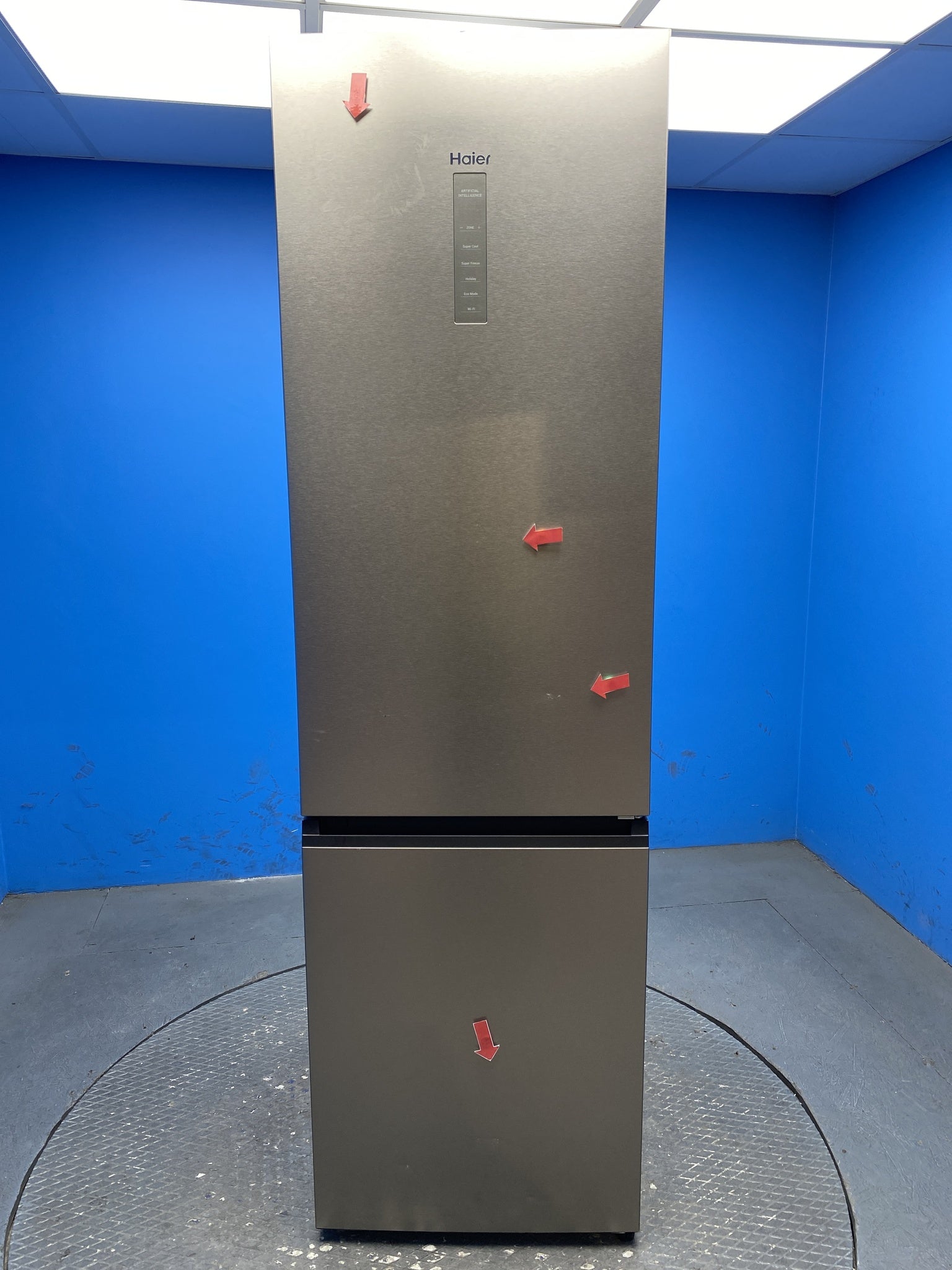 Haier HDPW5620ANPD 409L 60cm Frost Free Fridge Freezer