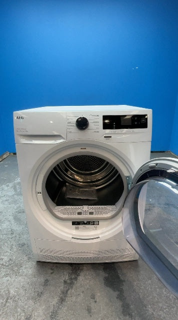 #GRC-164-066 - AEG 8kg Heat Pump Tumble Dryer – AutoSense, EasyClean Filter, White