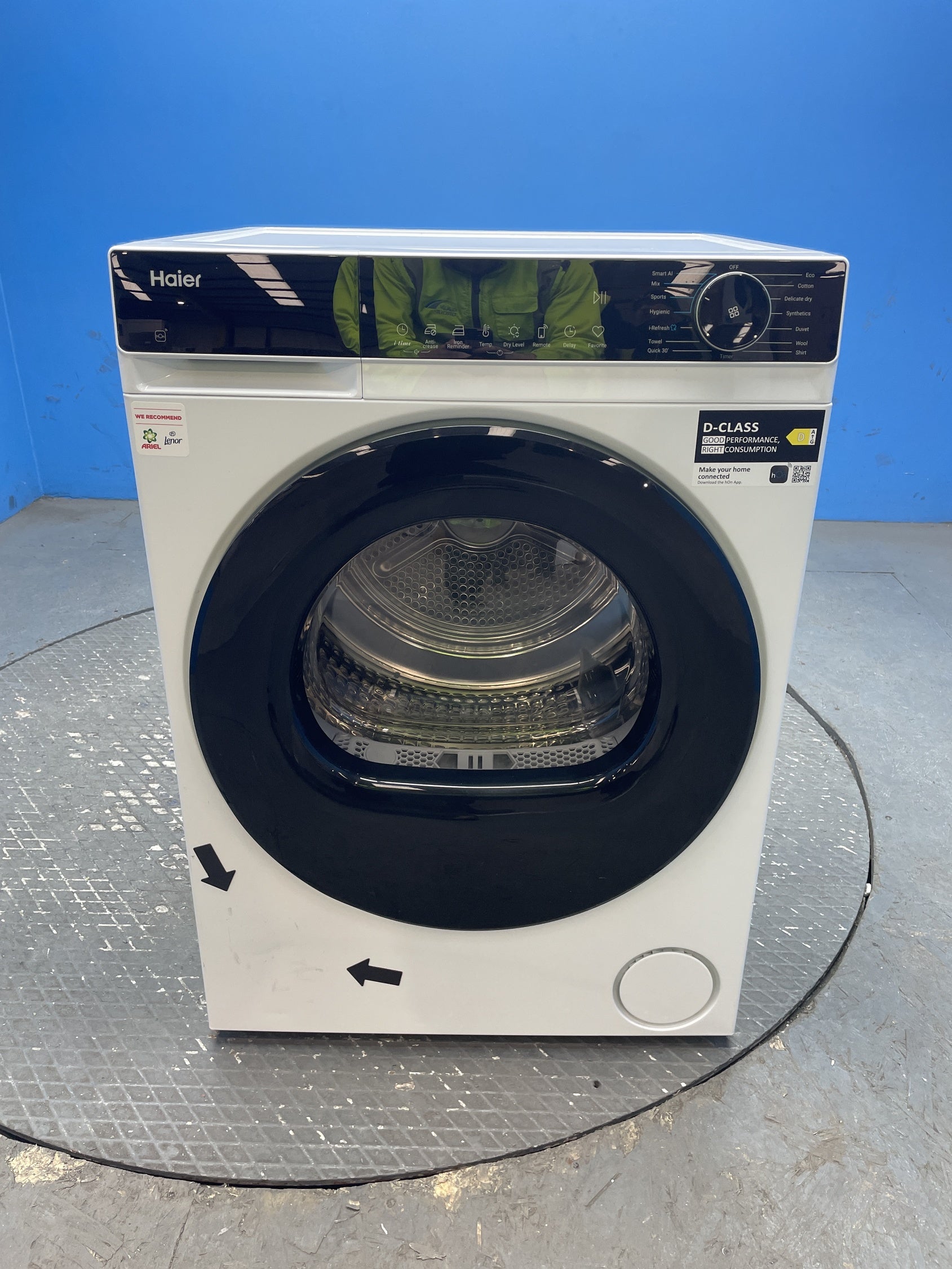#GRC-154-820 - Haier HD80-D357U1 8kg Heat Pump Tumble Dryer