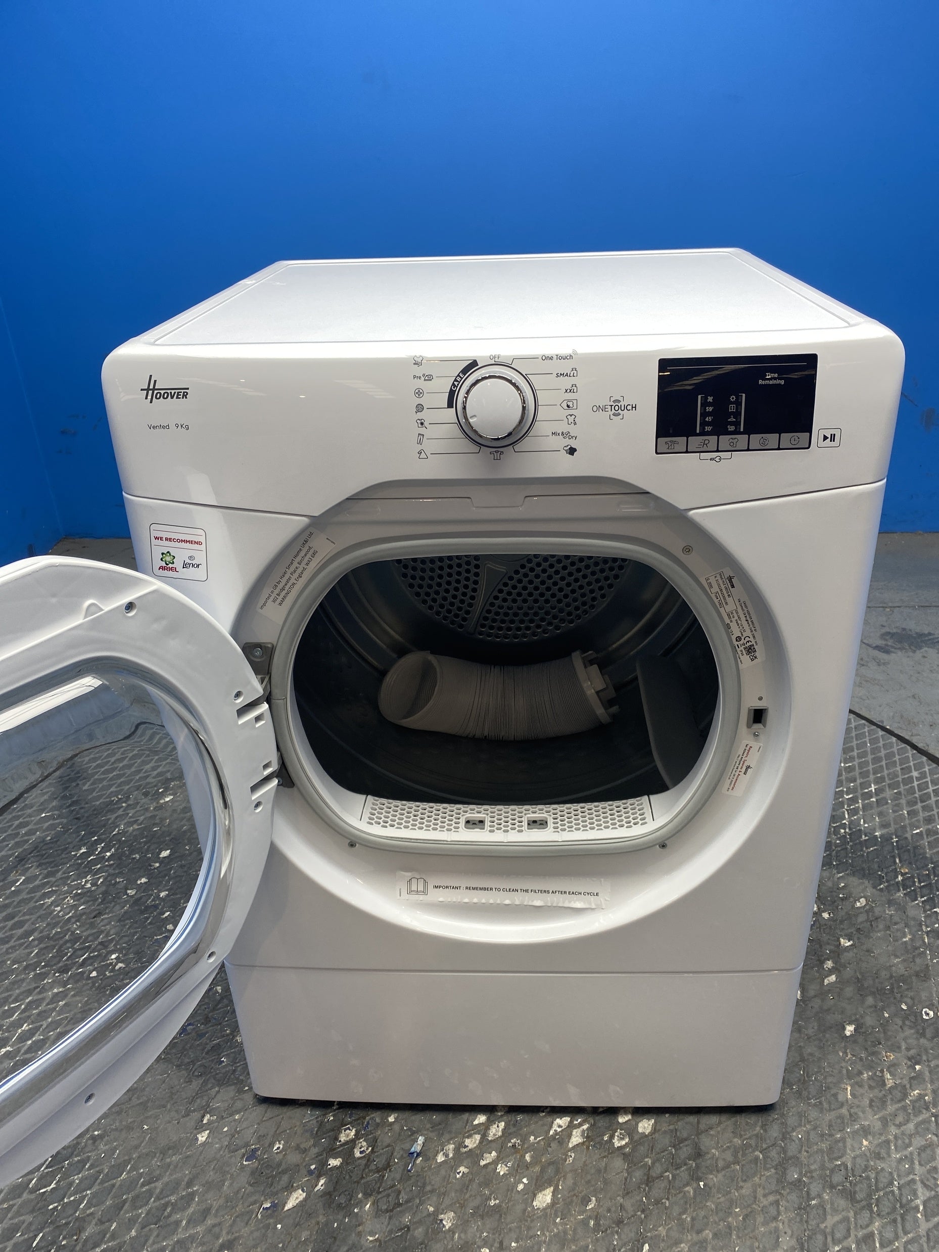 Hoover HLEV9DG 9kg Vented Tumble Dryer