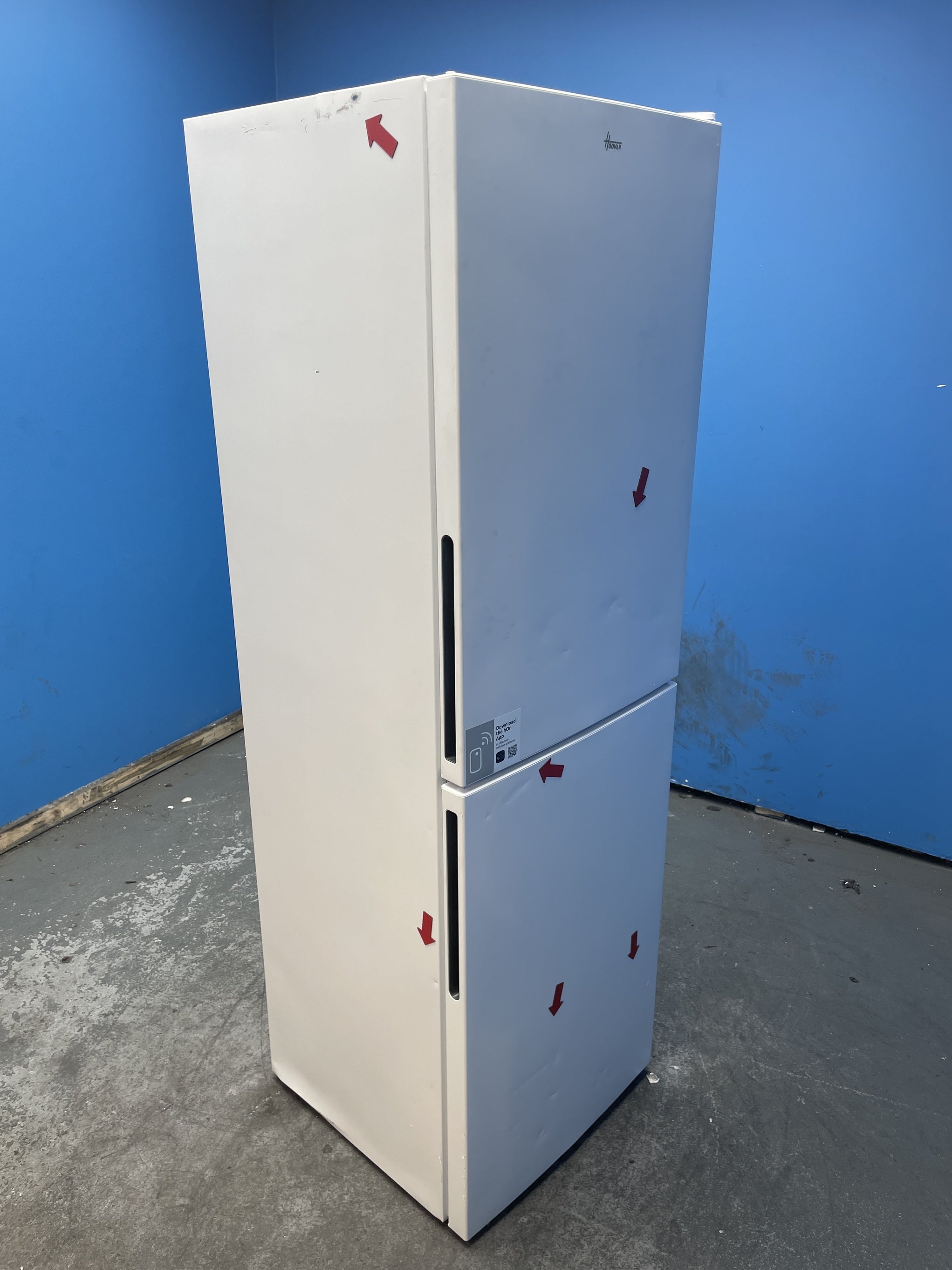 #GRC-159-266 - Hoover HVT3CLECKIHW 235 Litre Combi Fridge Freezer