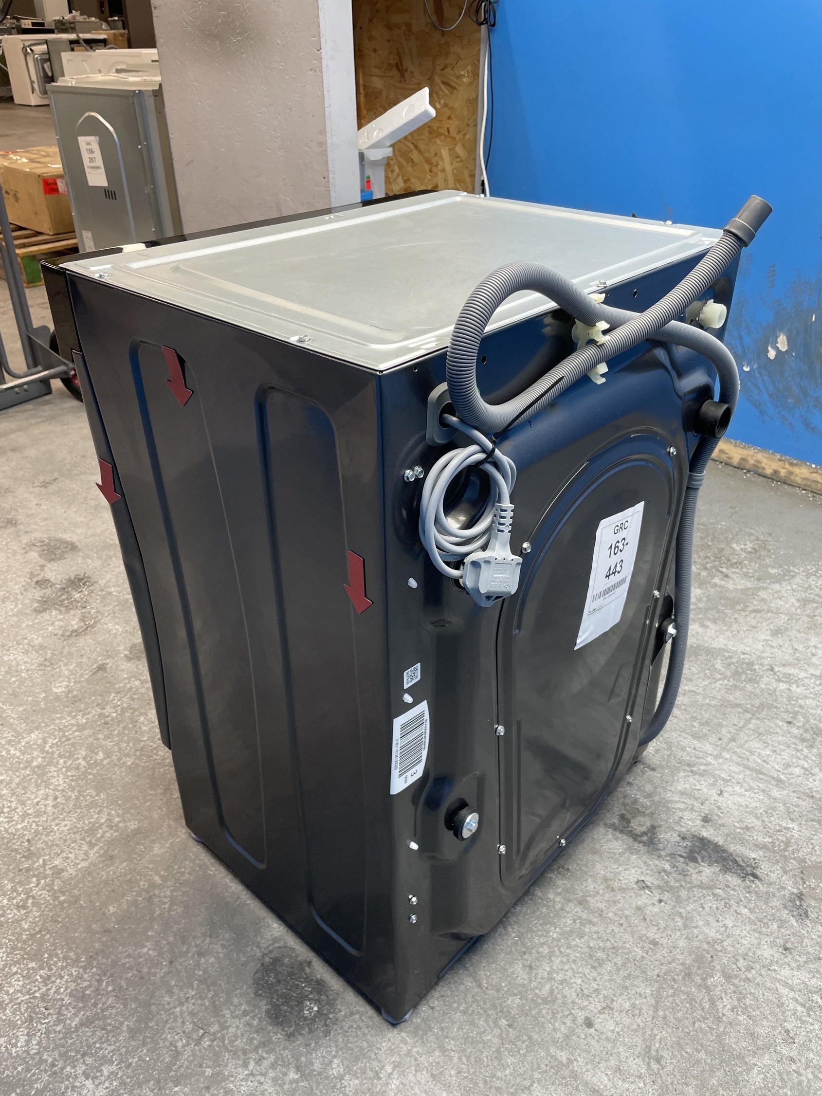 #GRC-163-443 - Haier Integrated Washer Dryer – 9kg Wash, 6kg Dry, 1600rpm, WiFi Connected, Grey