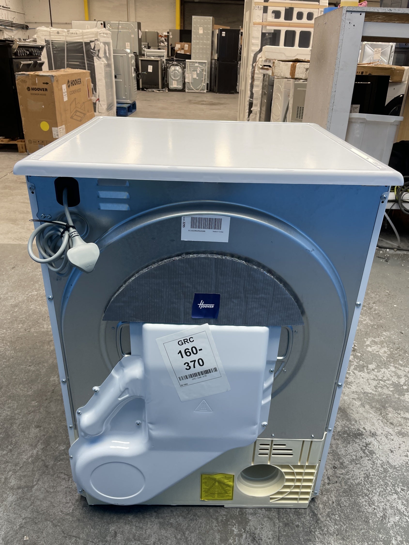 #GRC-160-370 - Hoover HLE V10DG-80 10kg Vented Tumble Dryer