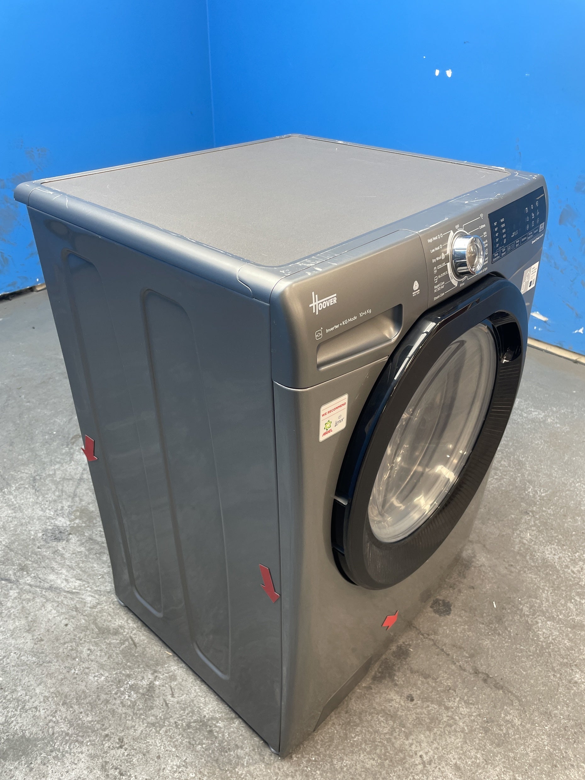 #GRC-159-866 - Hoover H3DPS41066TABR80 10kg / 6kg 1400 Spin Washer Dryer