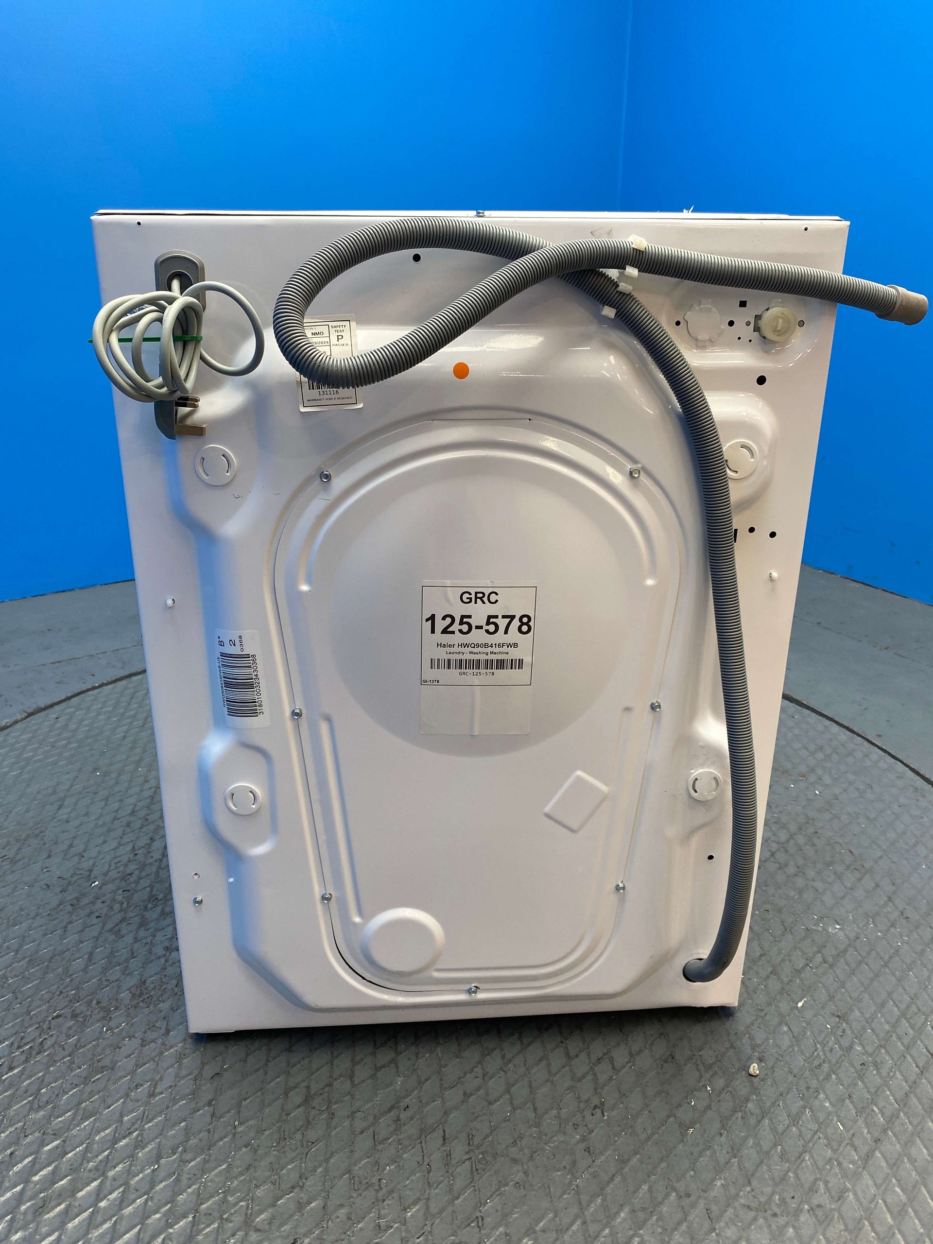 Haier HWQ90B416FWB Series 4 Integrated 9kg 1600 Spin Washing Machine